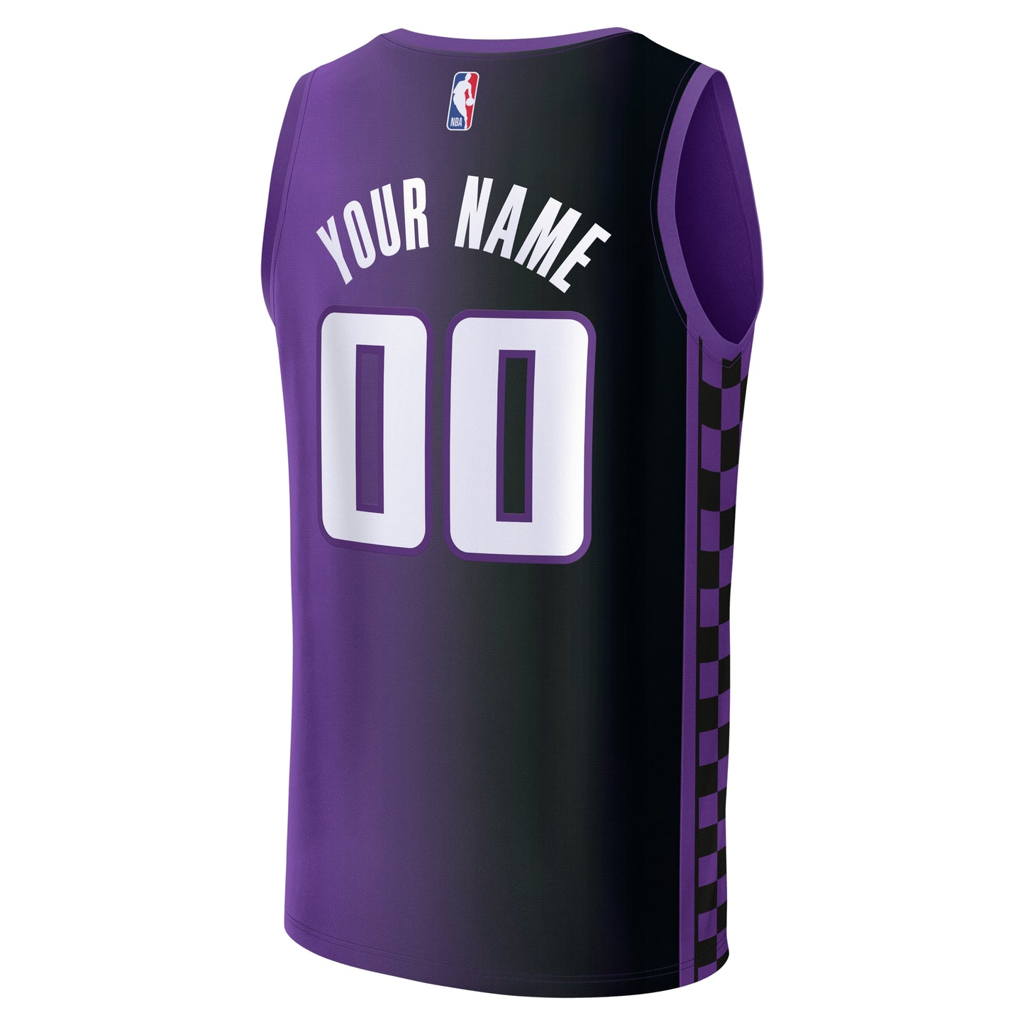 Youth Sacramento Kings Fanatics Purple Fast Break Custom Replica Jersey - Statement Edition