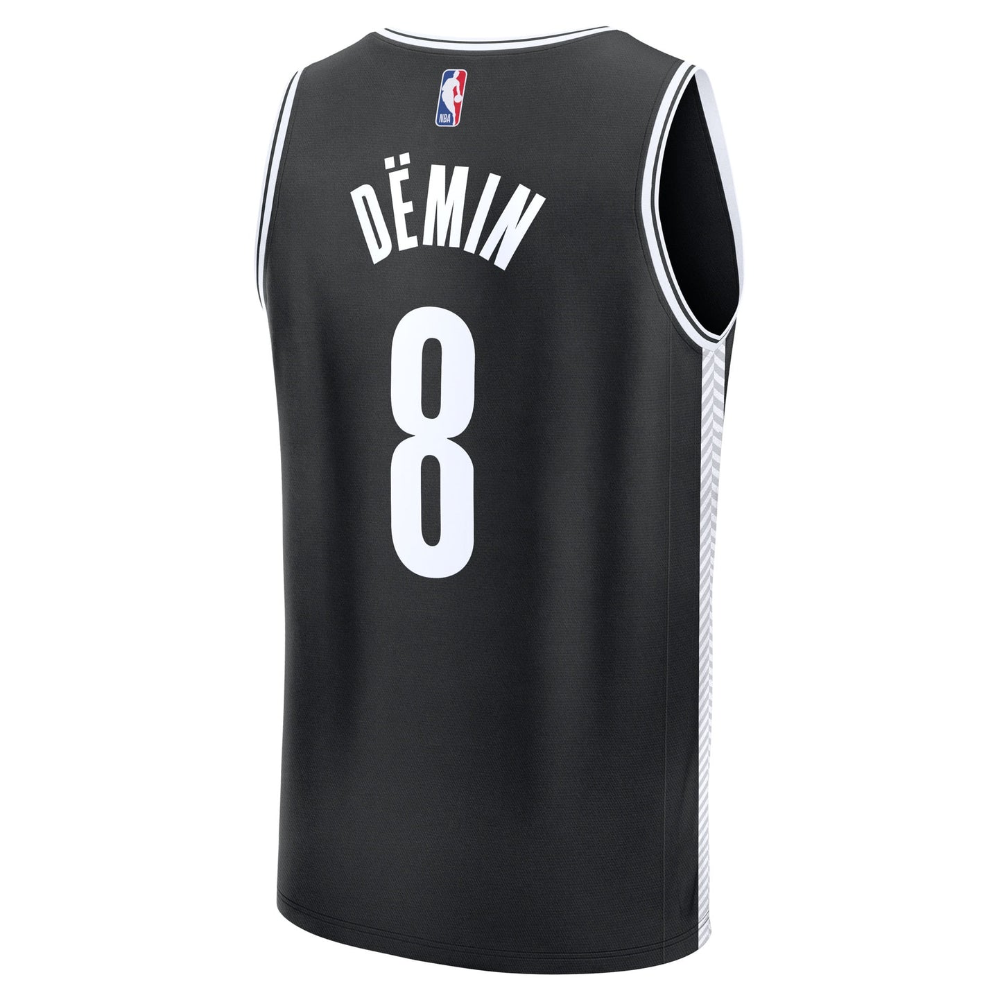 Men's Brooklyn Nets Egor Dëmin Fanatics Black Fast Break Replica Jersey - Icon Edition