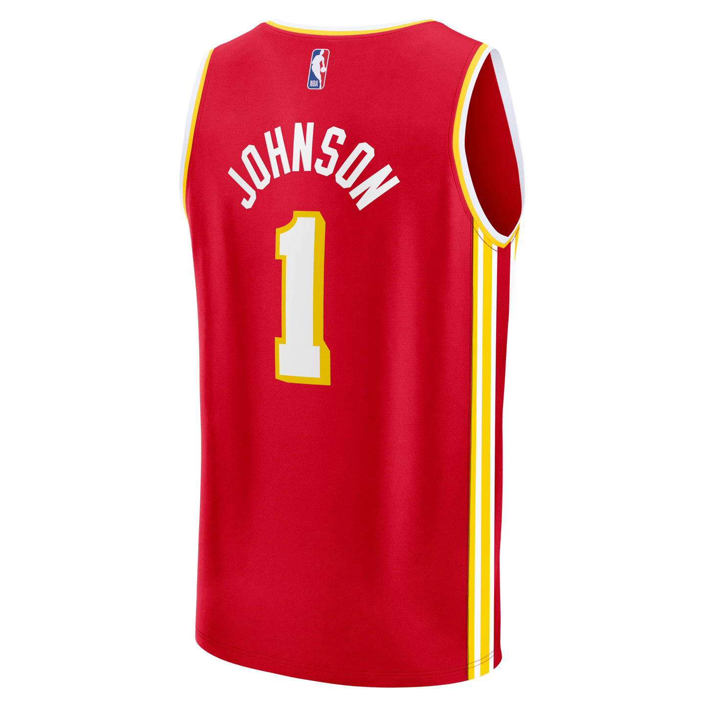 Youth Atlanta Hawks Jalen Johnson Fanatics Red Fast Break Jersey - Icon Edition