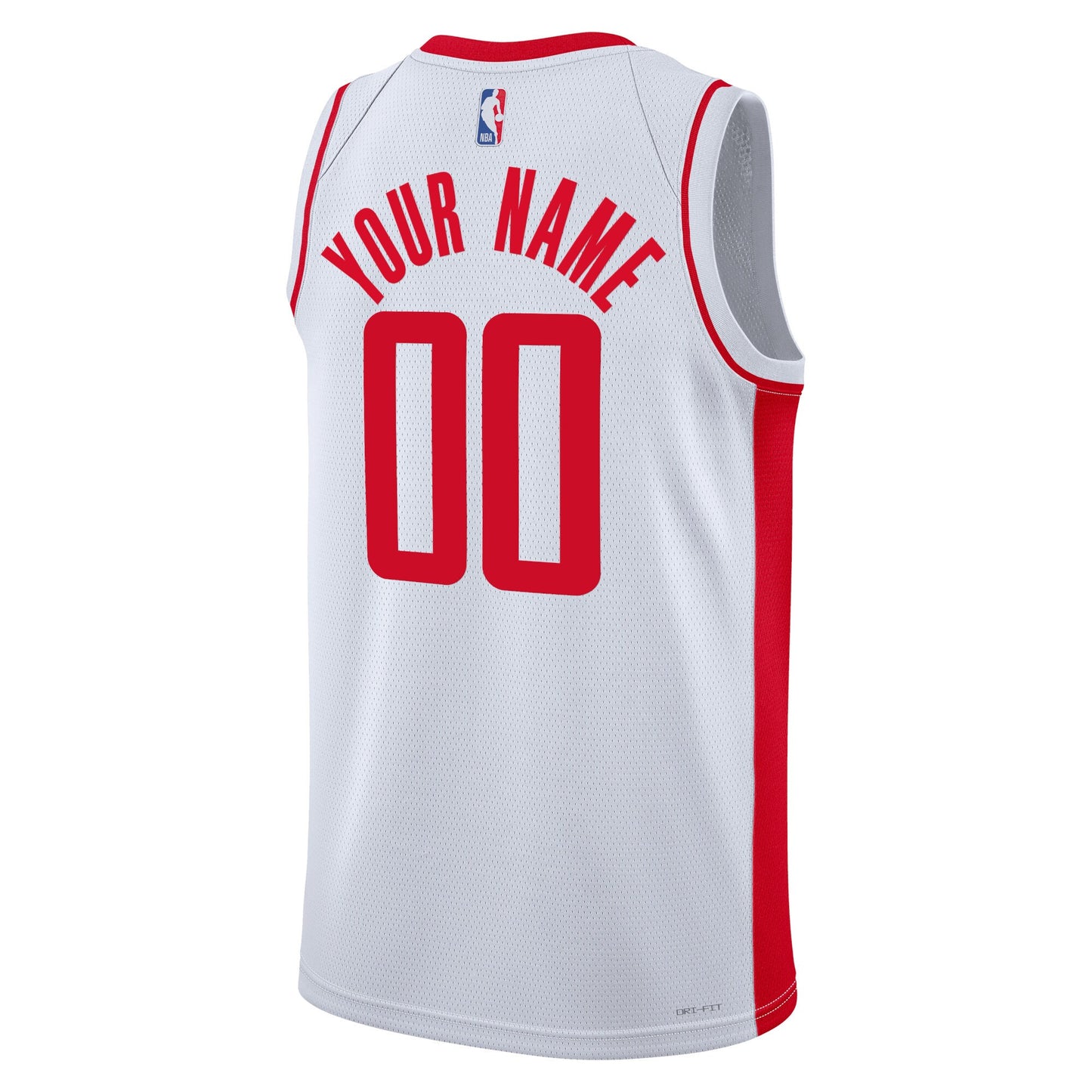 Unisex Houston Rockets Nike White Swingman Custom Jersey - Association Edition