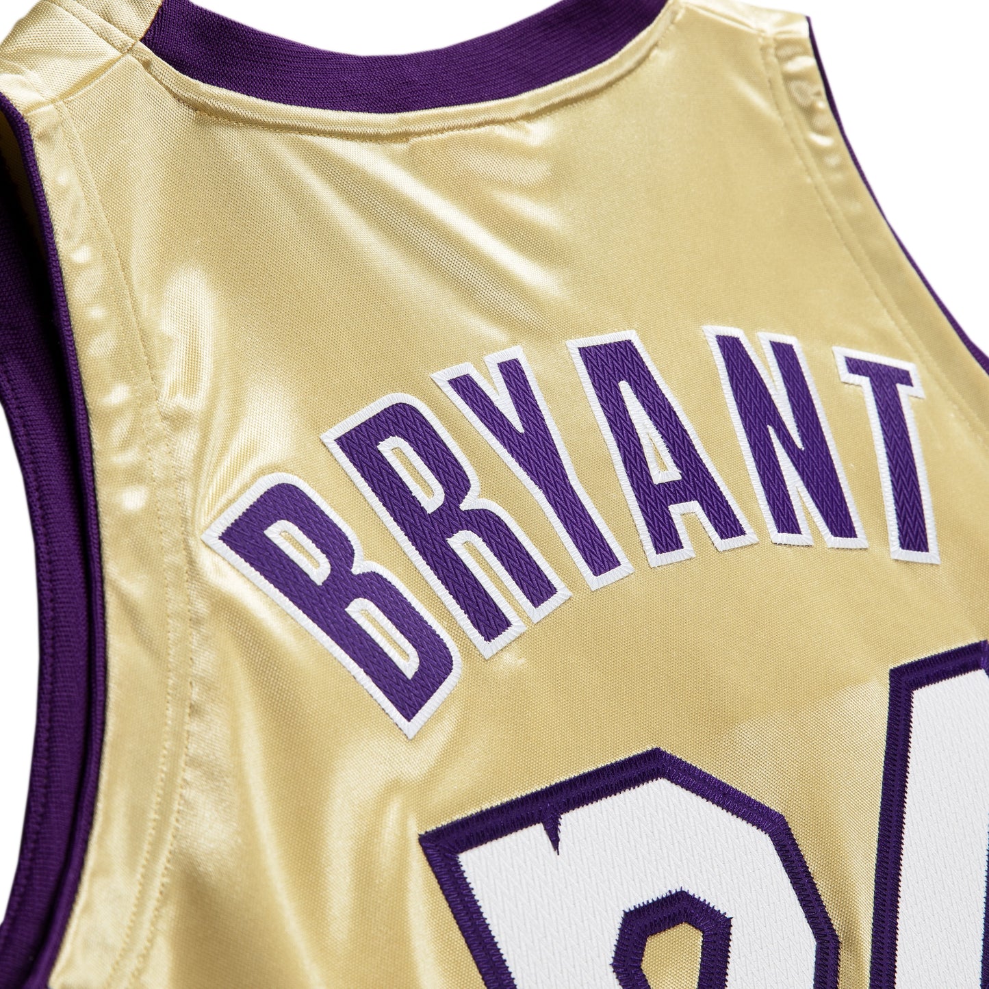 Men's Los Angeles Lakers Kobe Bryant Mitchell & Ness Gold Hall of Fame Class of 2020 #24 Authentic Hardwood Classics Jersey