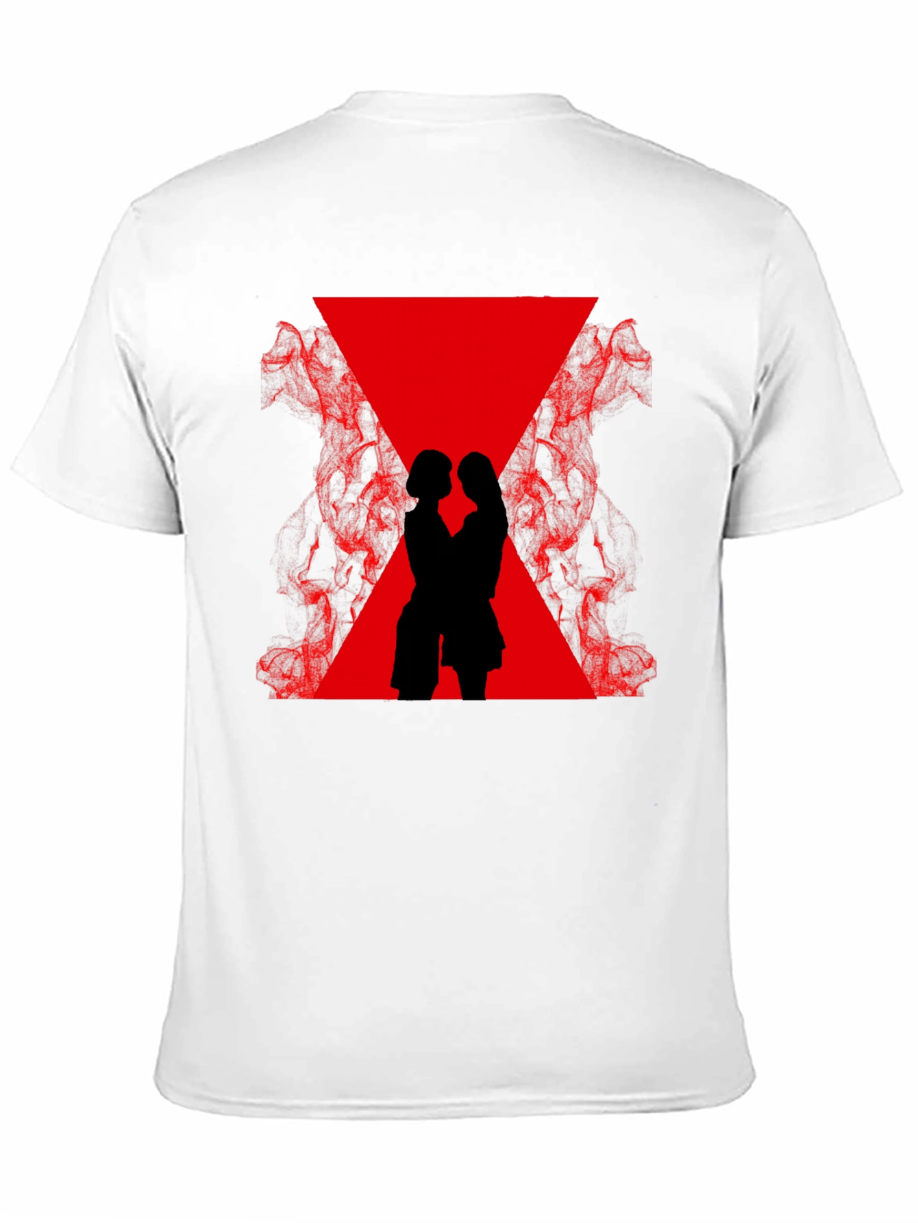 Black Widow Silhouette Graphic T-Shirt