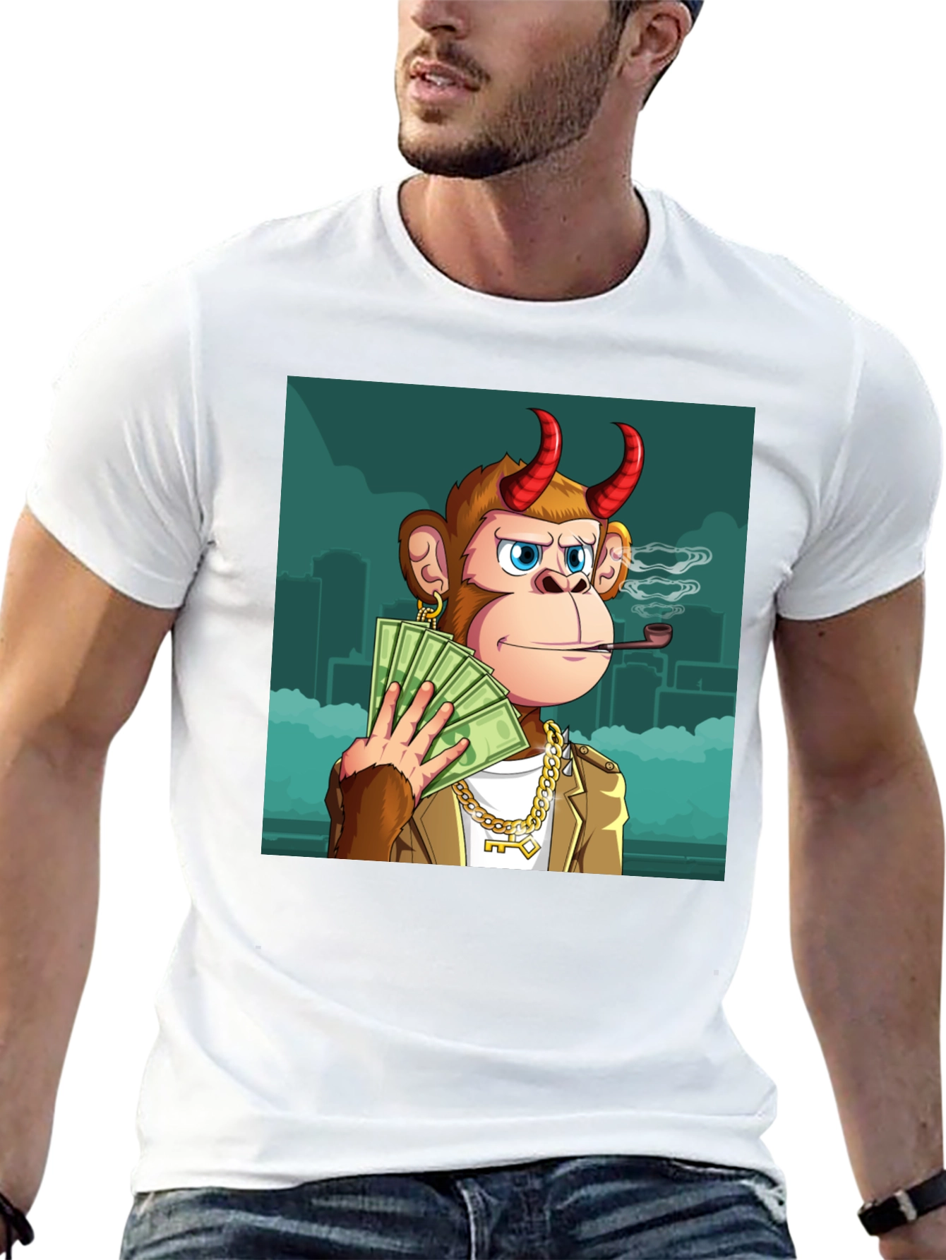 Devil Ape NFT T-Shirt: Bold Graphic Tee