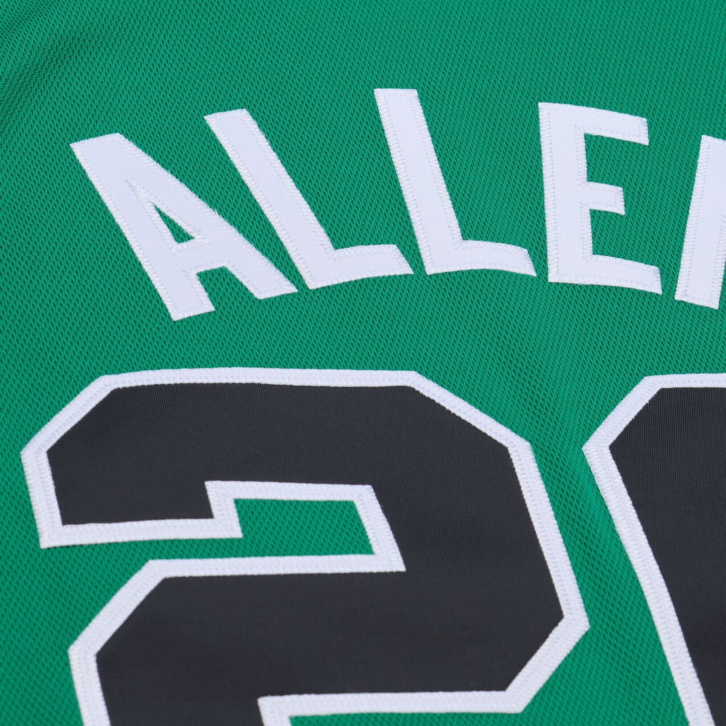 Men's Boston Celtics Ray Allen Mitchell & Ness Kelly Green 2007-08 Hardwood Classics Authentic Jersey