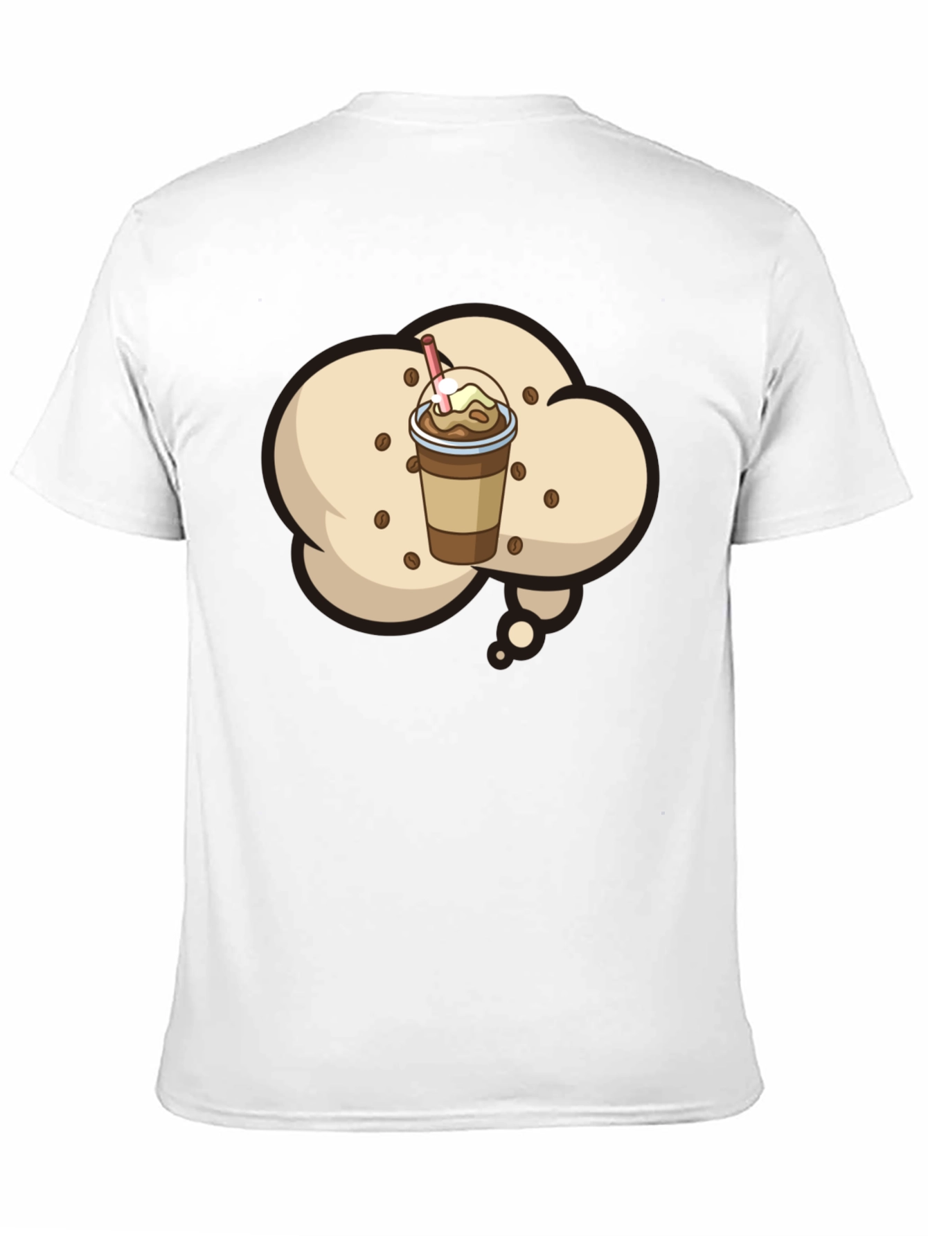 Coffee Frappe T-Shirt - Black Graphic Tee