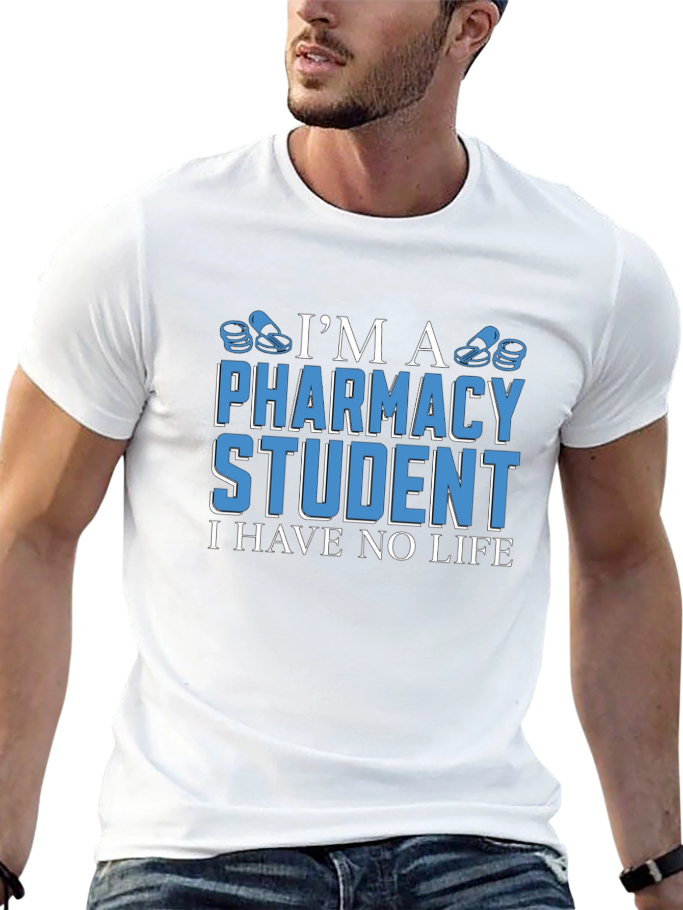 Pharmacy Student T-Shirt - Funny Student Life Tee
