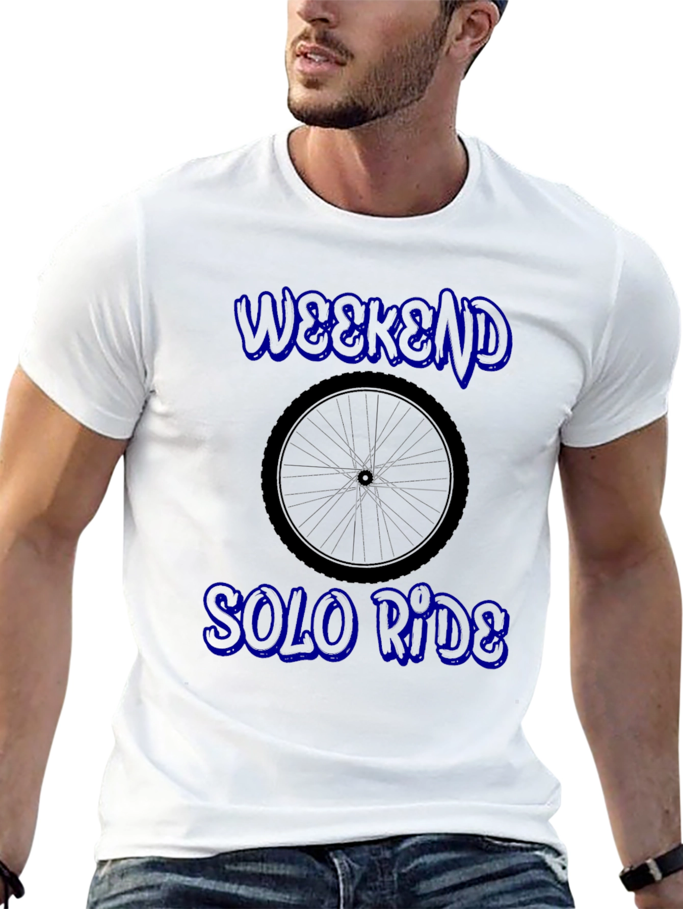Weekend Solo Ride Black T-Shirt