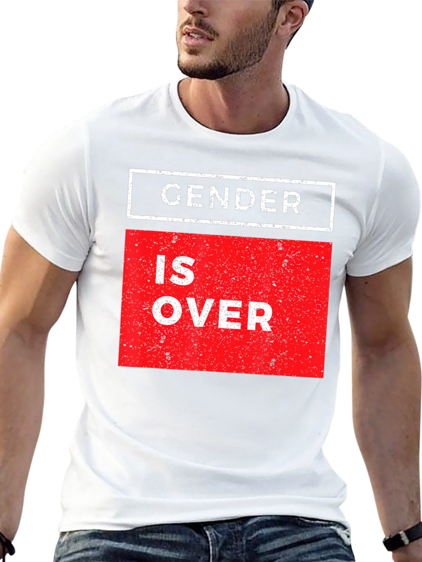 Gender is Over Graphic Tee - Unisex Black T-Shirt