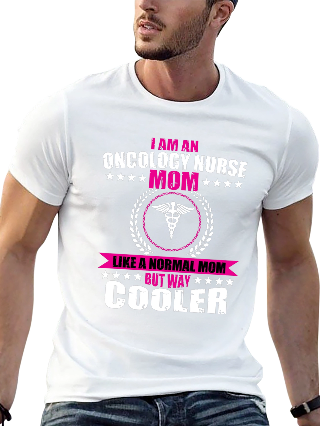 Oncology Nurse Mom T-Shirt - Cooler Than Normal!