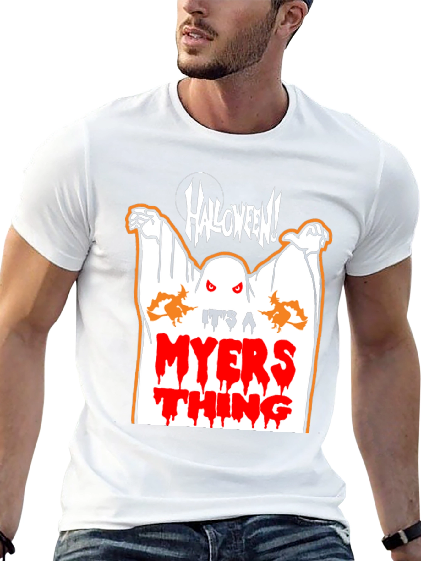 Halloween Myers Thing Graphic T-Shirt