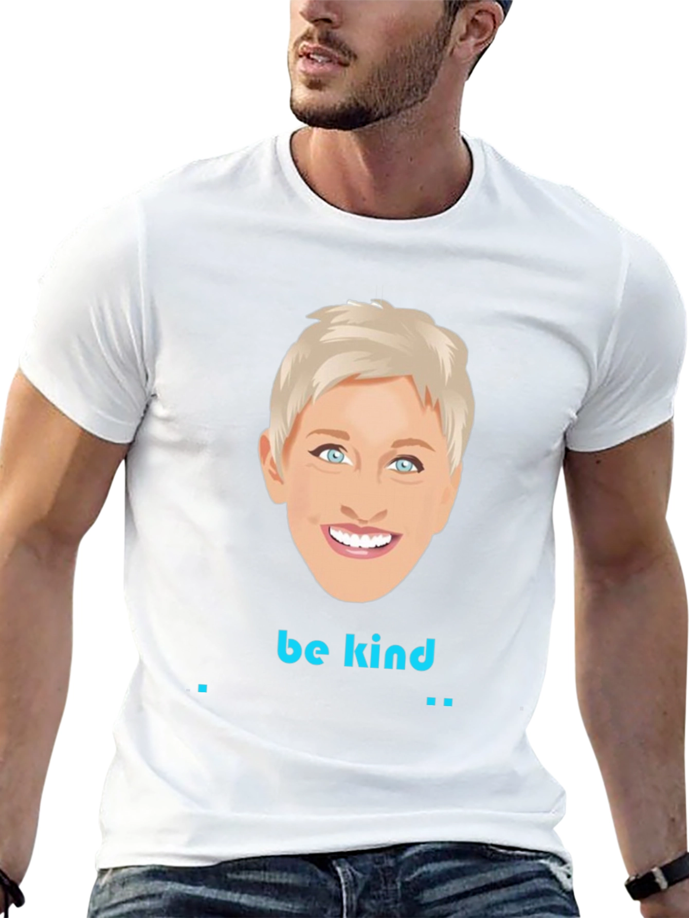 Ellen DeGeneres Be Kind Graphic Tee - Black