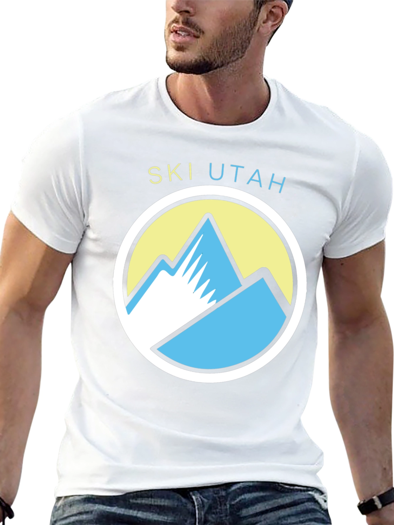 Ski Utah Graphic Tee - Mountain Design