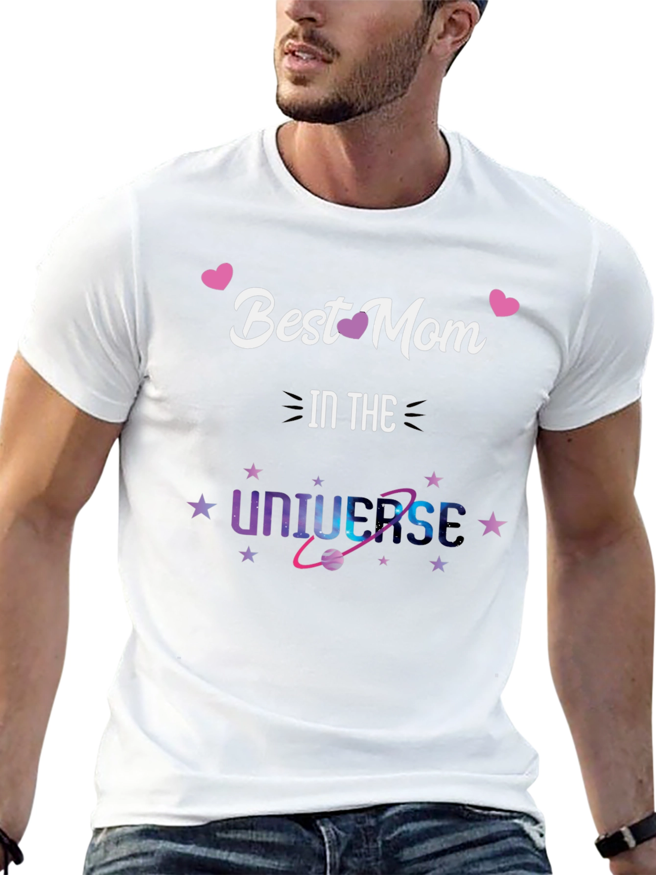 Best Mom in the Universe Graphic Tee
