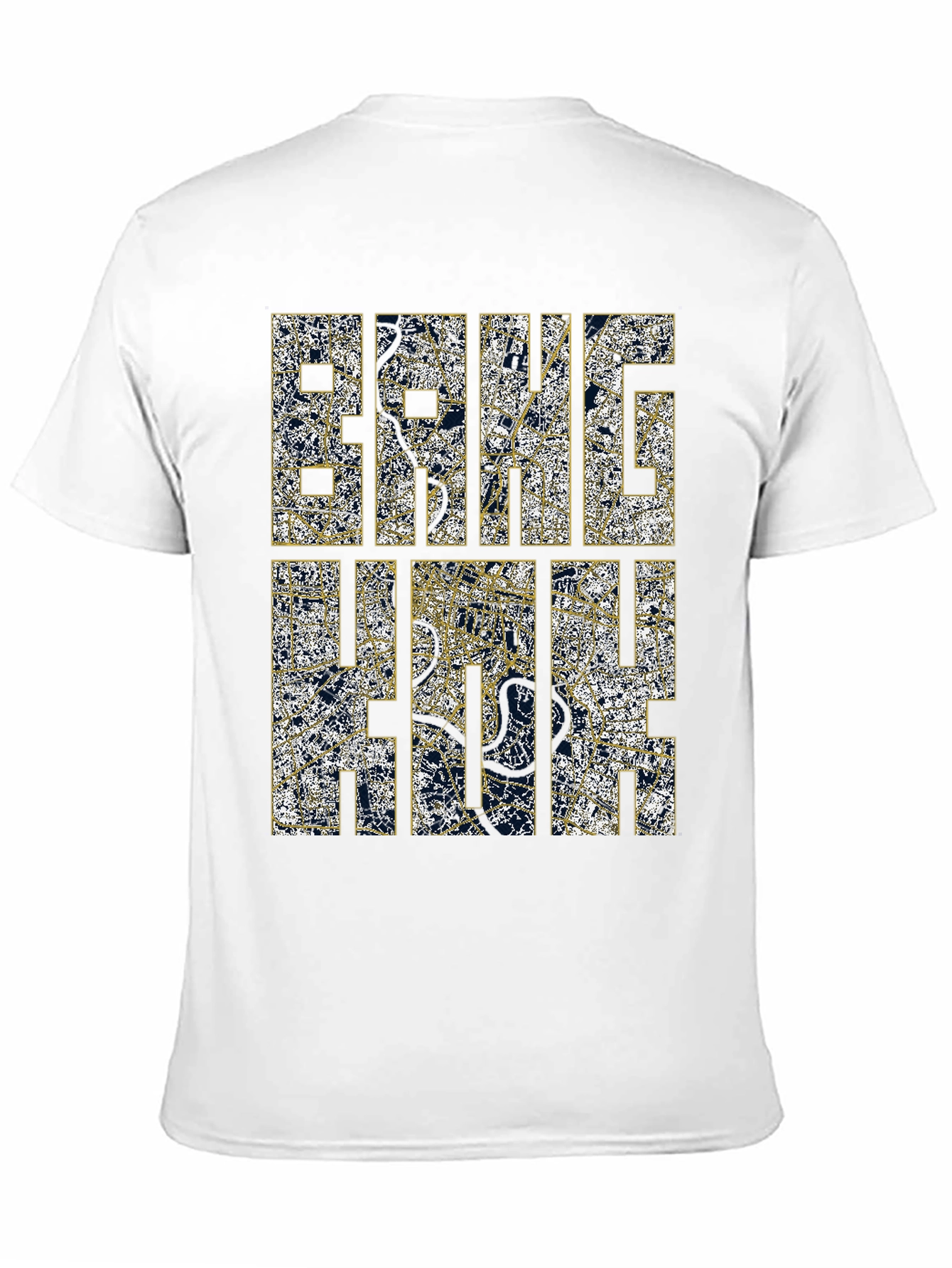 Bangkok City Map T-Shirt - Urban Graphic Tee