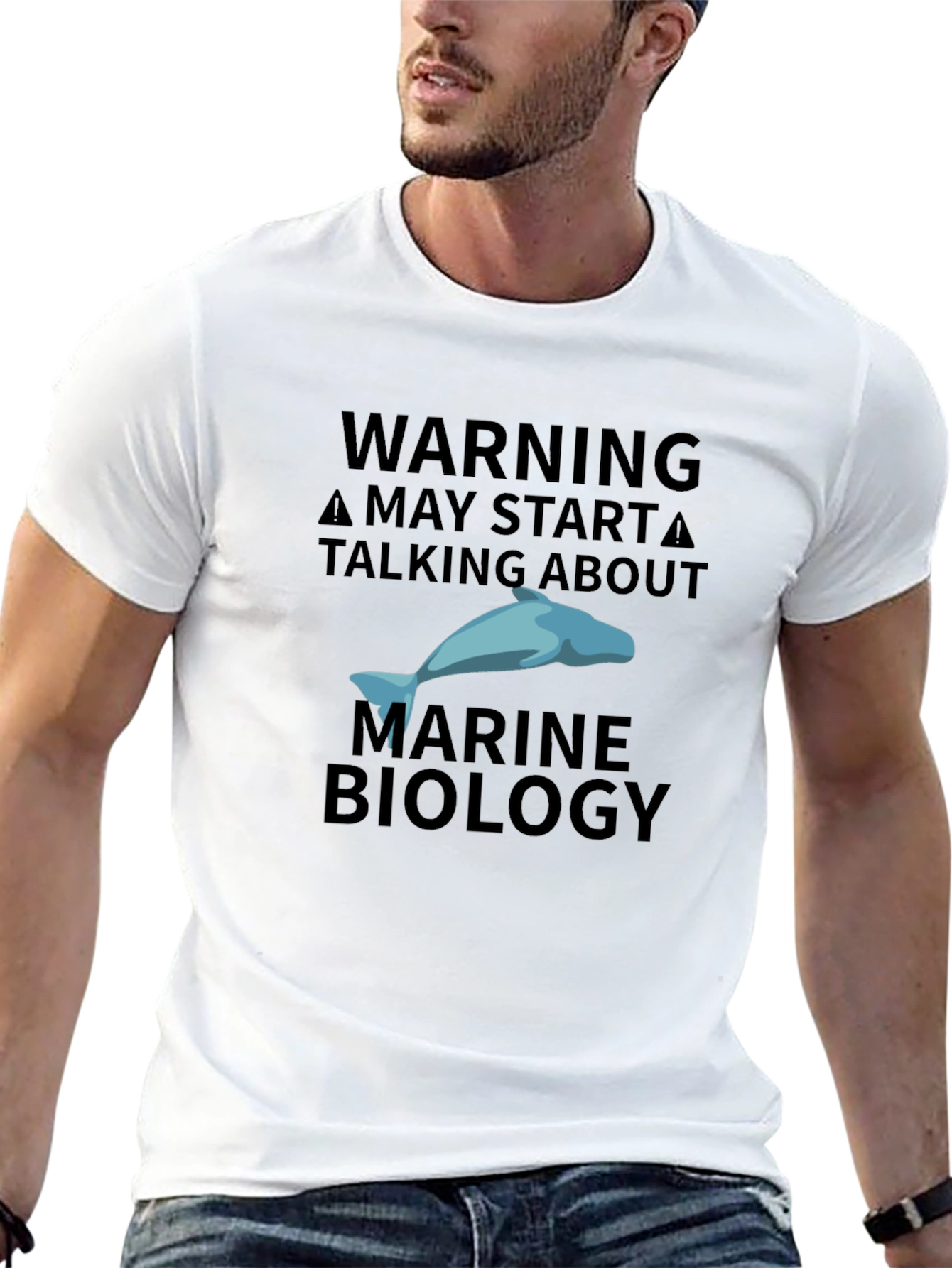 Warning May Start Talking About Marine Biology T-Shirt