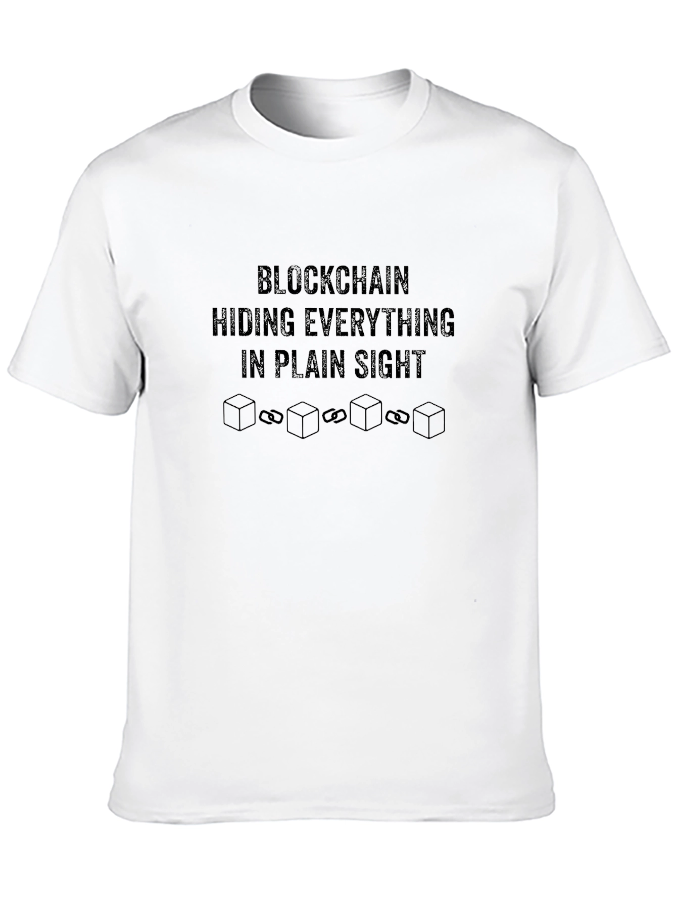 Blockchain Hiding Everything T-Shirt