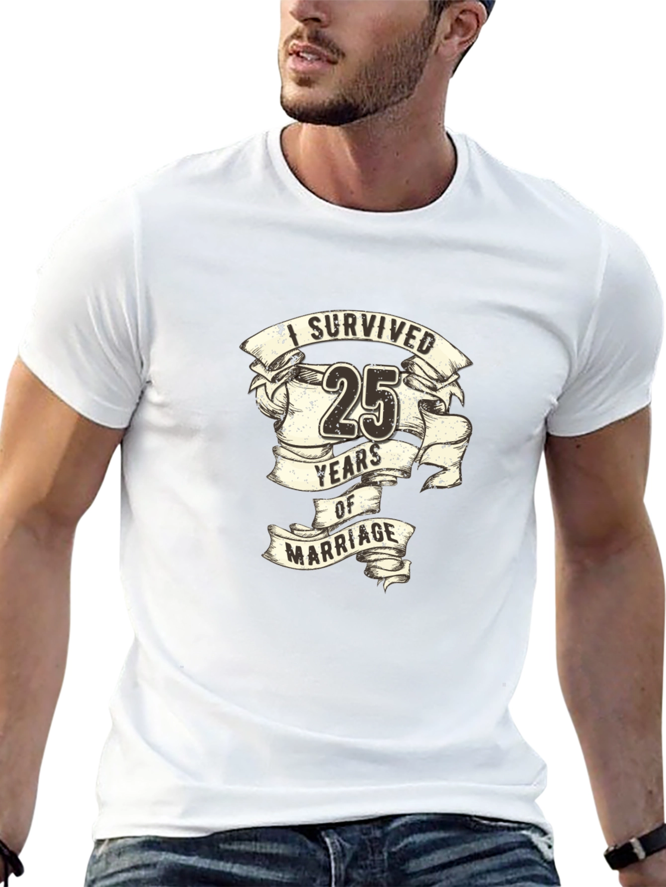 25 Years of Marriage Survivor T-Shirt