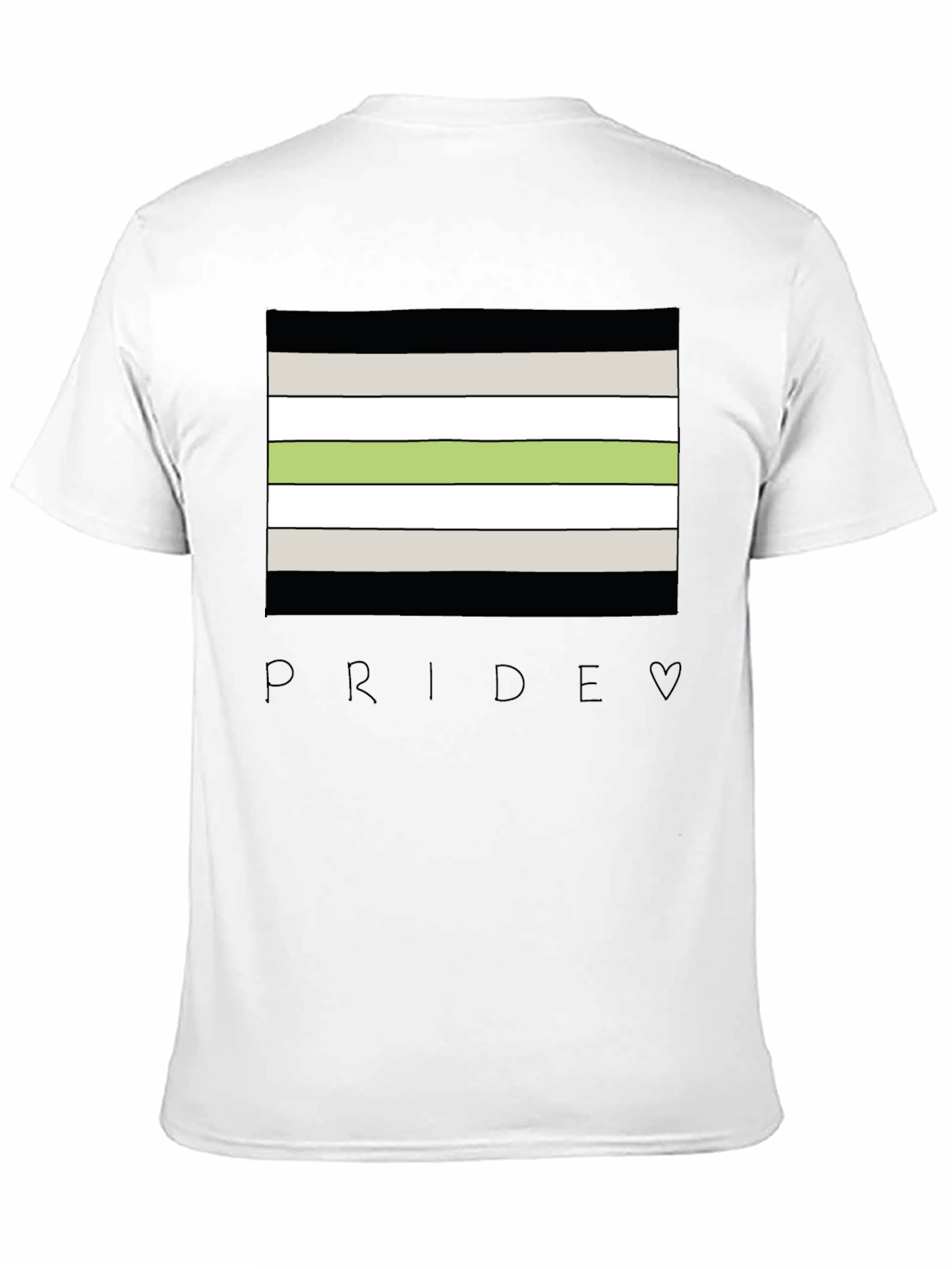 Agender Pride Flag T-Shirt
