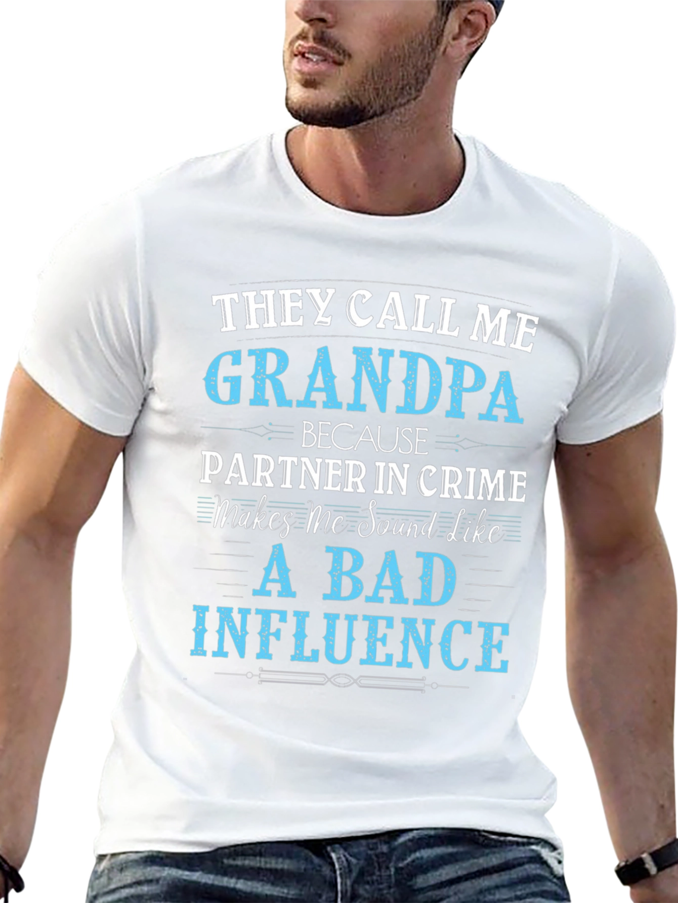 Grandpa Bad Influence Graphic Tee