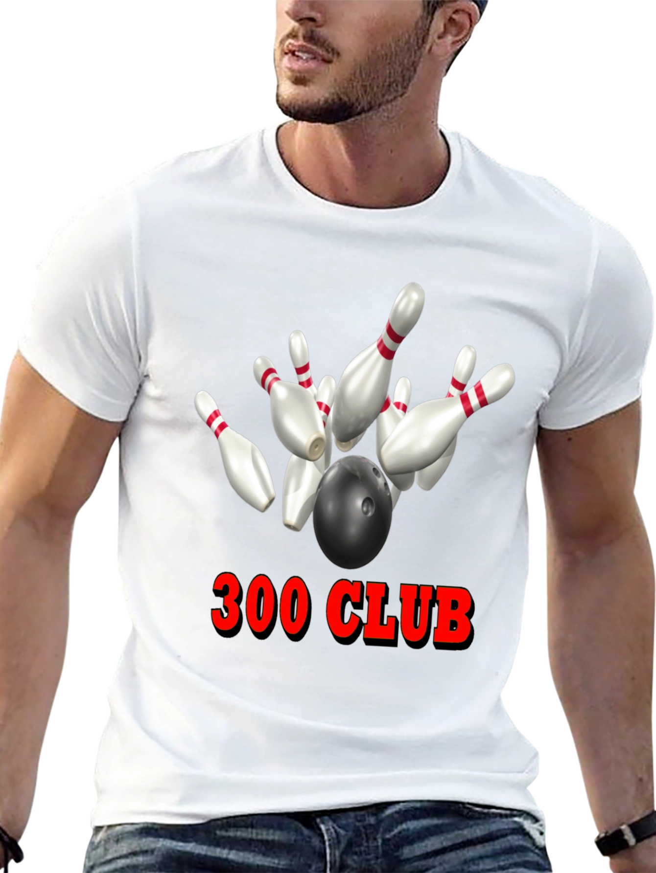 300 Club Bowling T-Shirt: Strike in Style!
