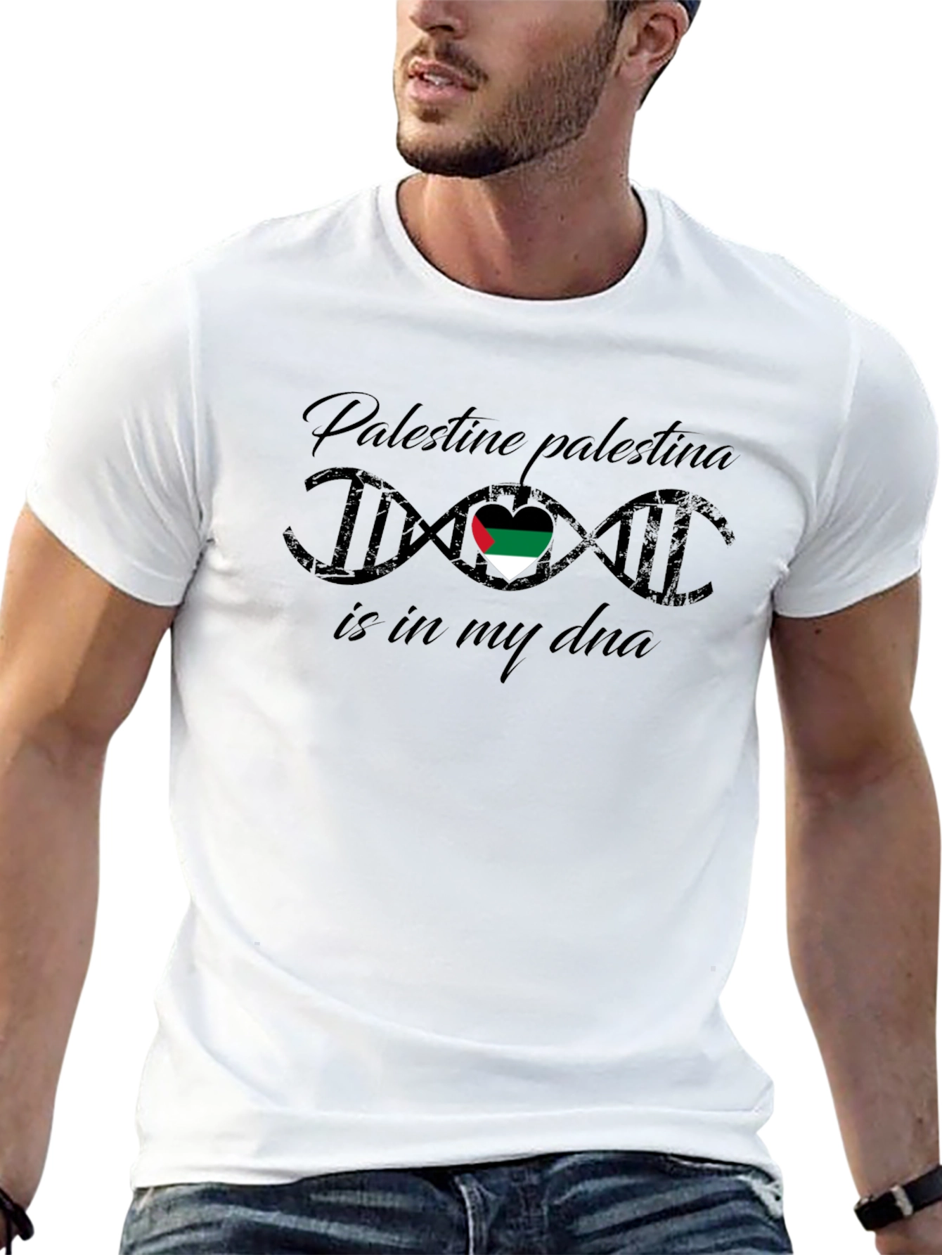 Palestine in My DNA Graphic T-Shirt