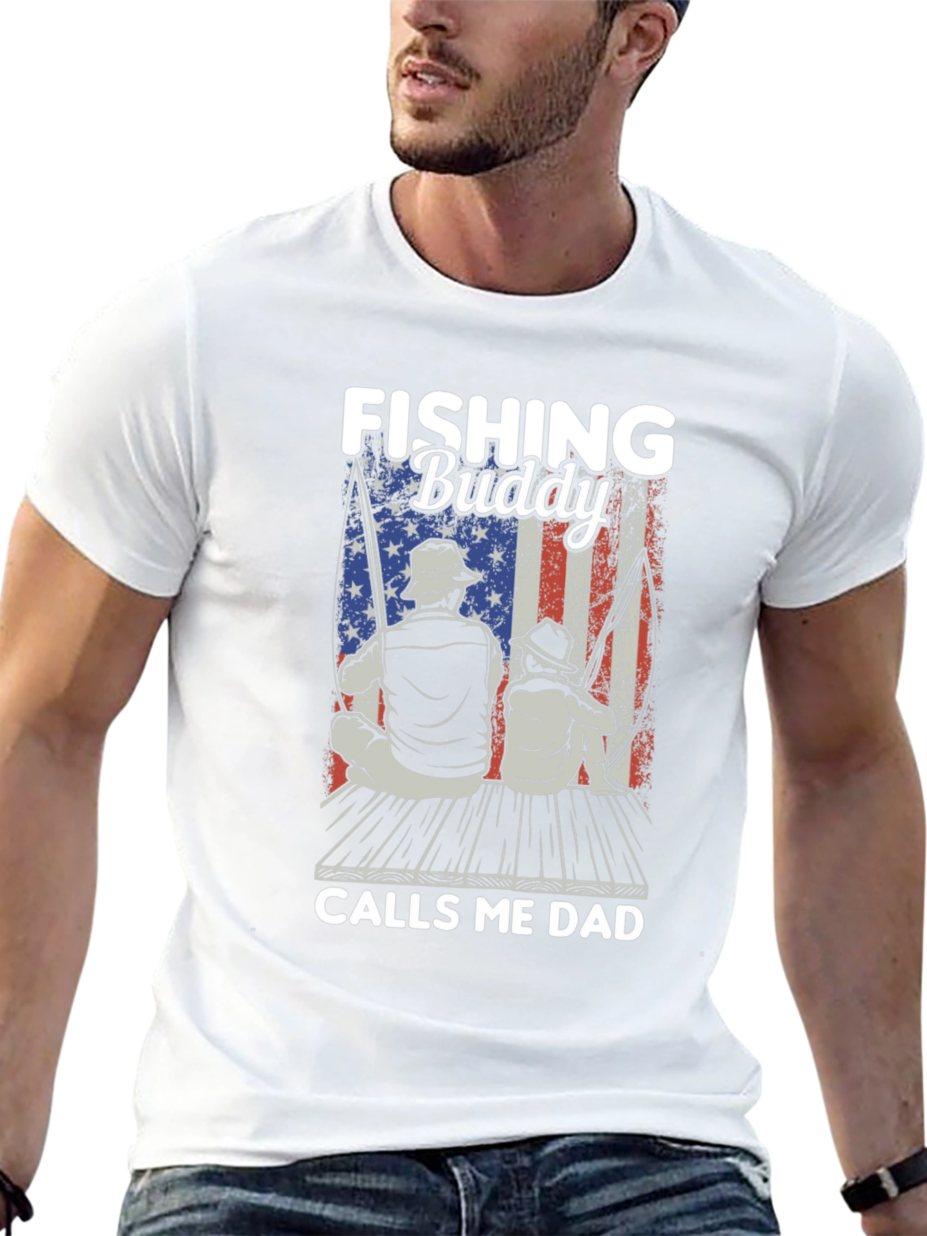 Fishing Buddy Calls Me Dad T-Shirt