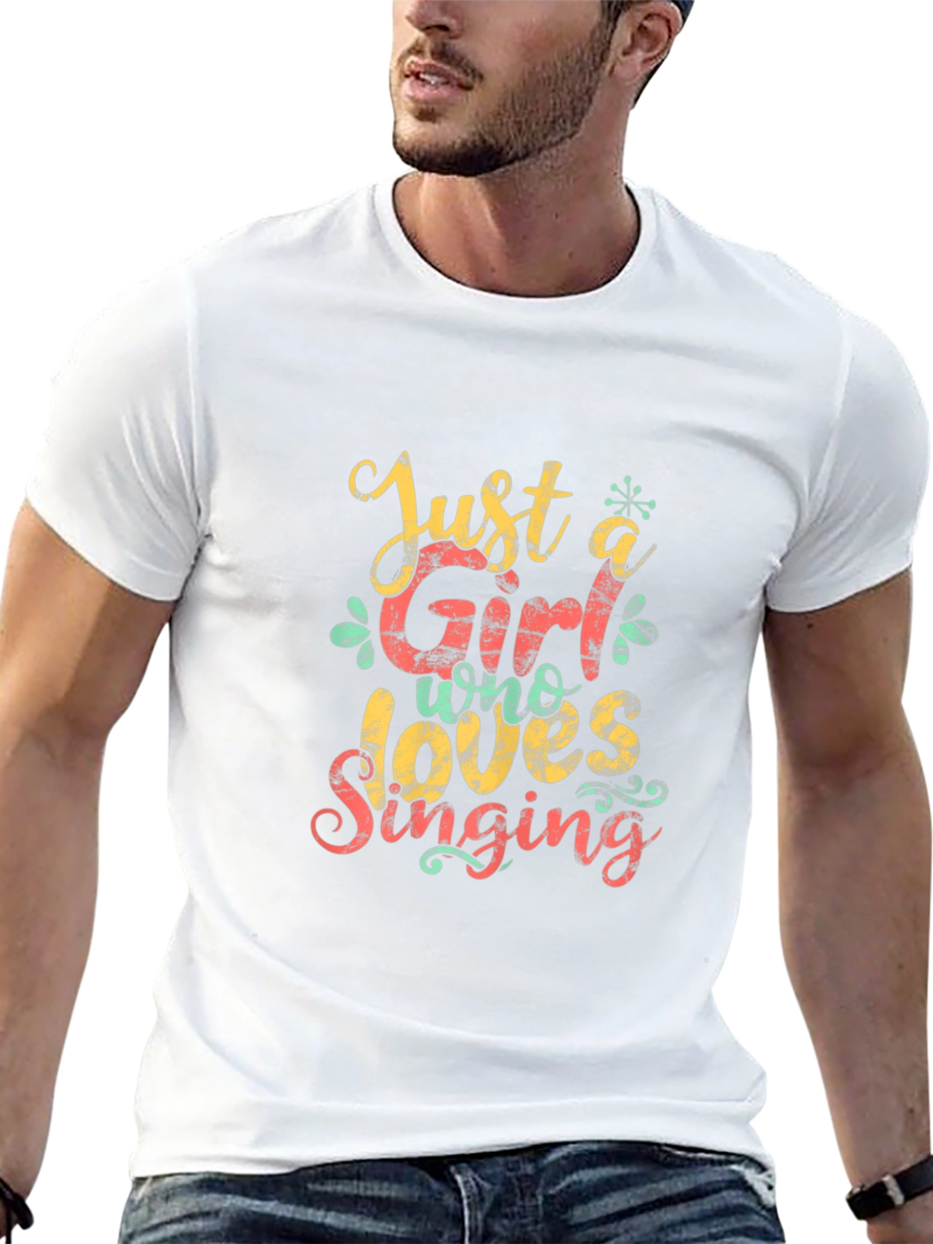 Just a Girl Who Loves Singing T-Shirt
