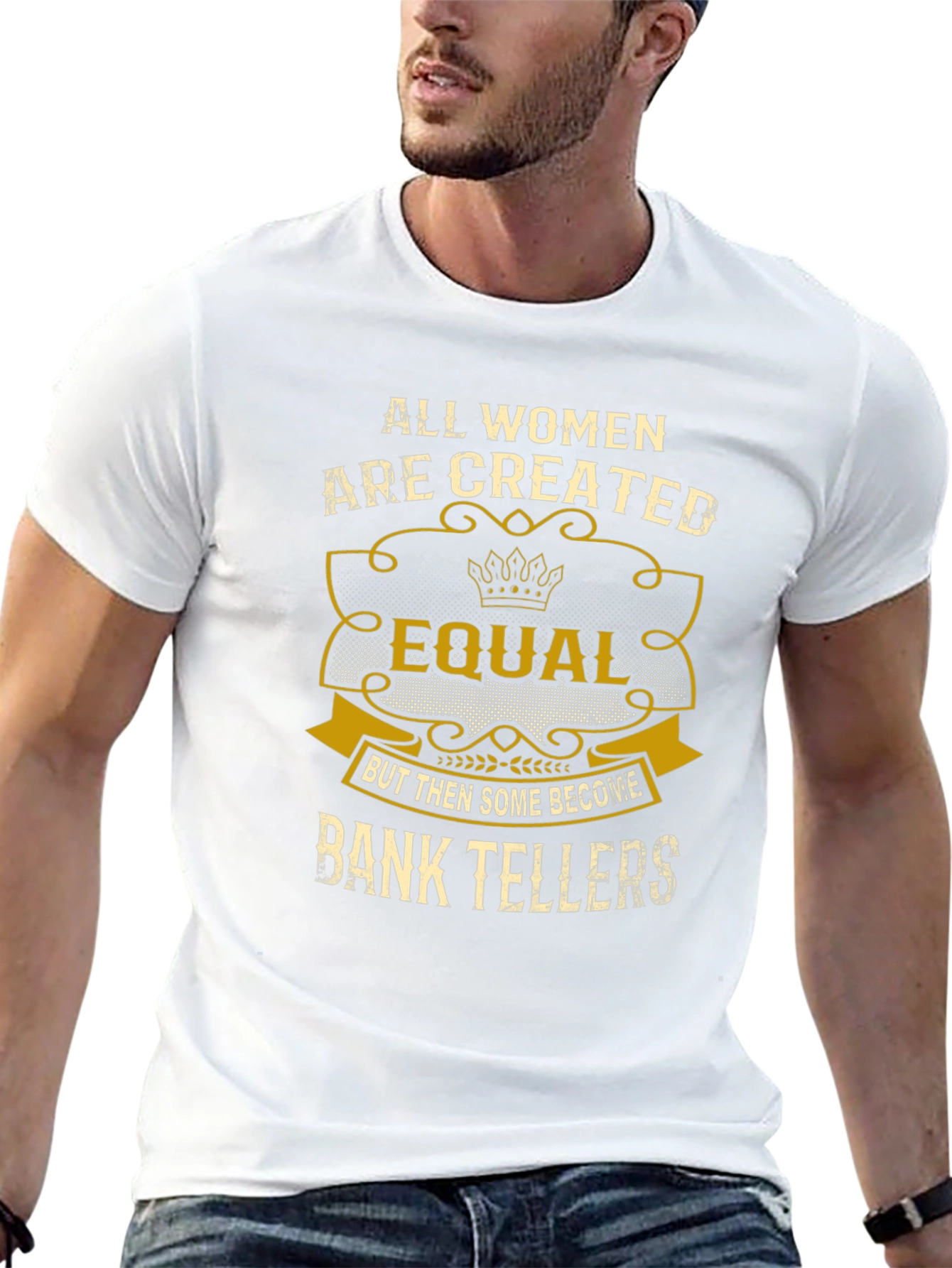 Funny Bank Teller Womens T-Shirt