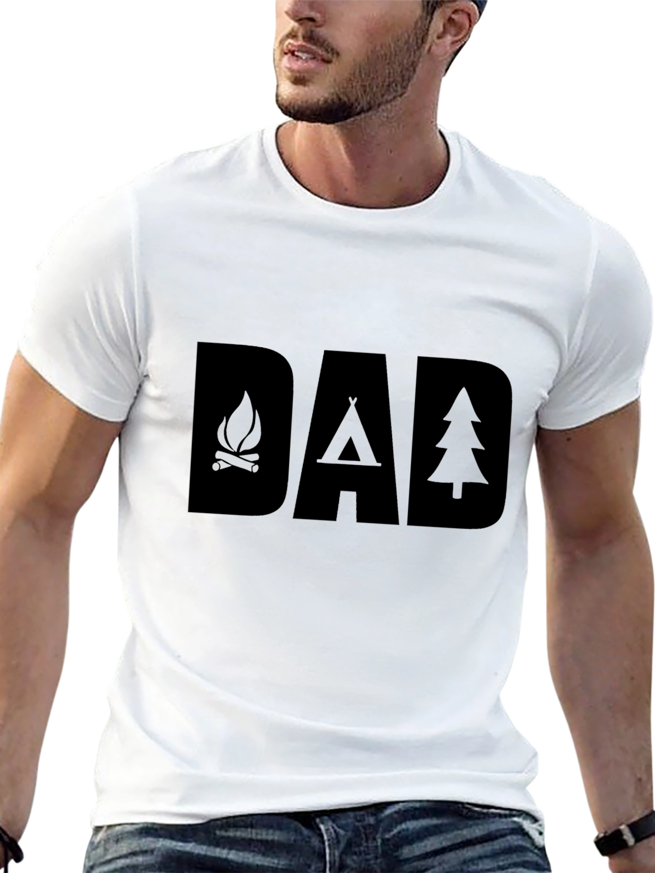 Camping Dad Graphic T-Shirt