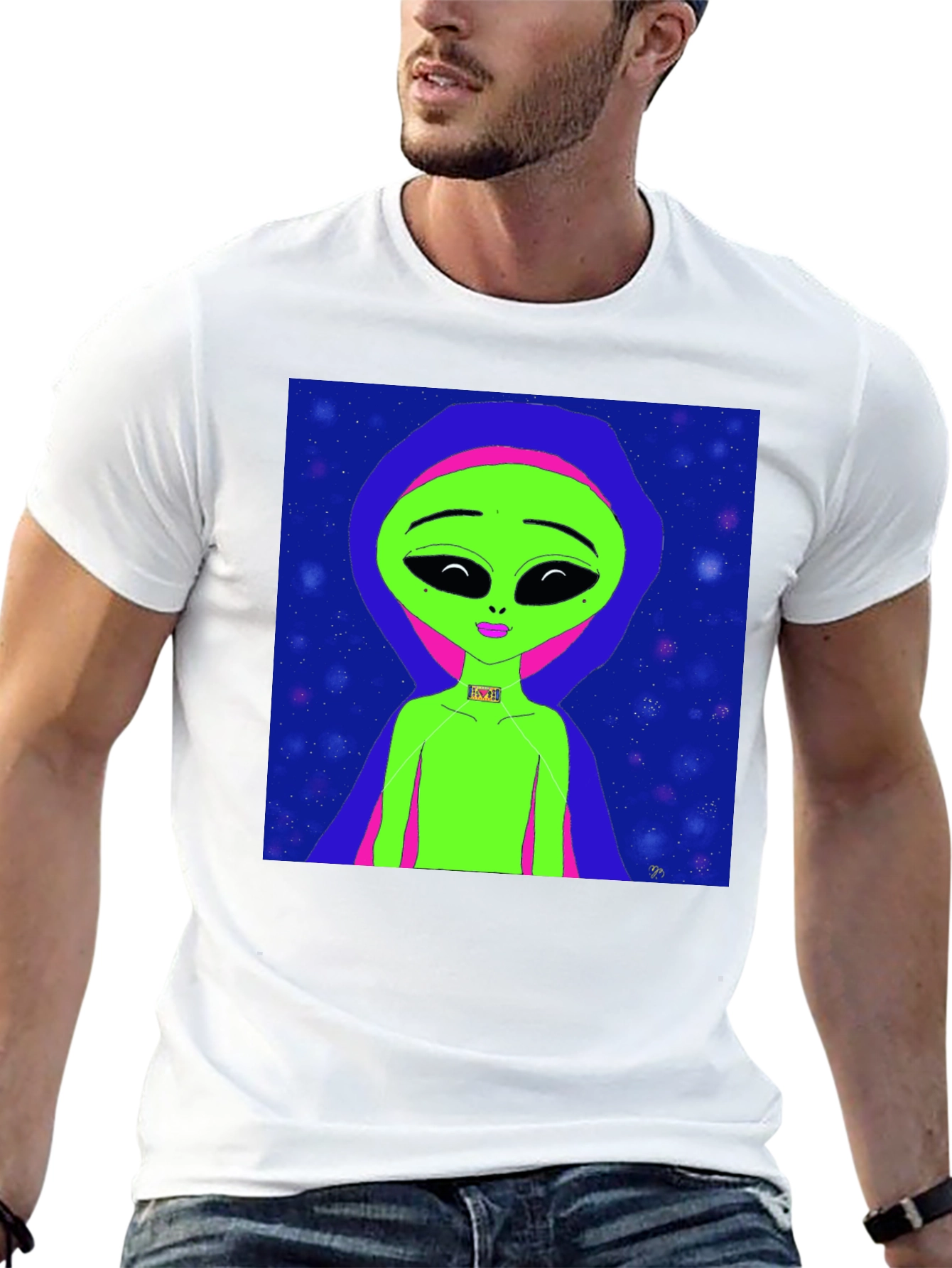 Alien Art Graphic Tee