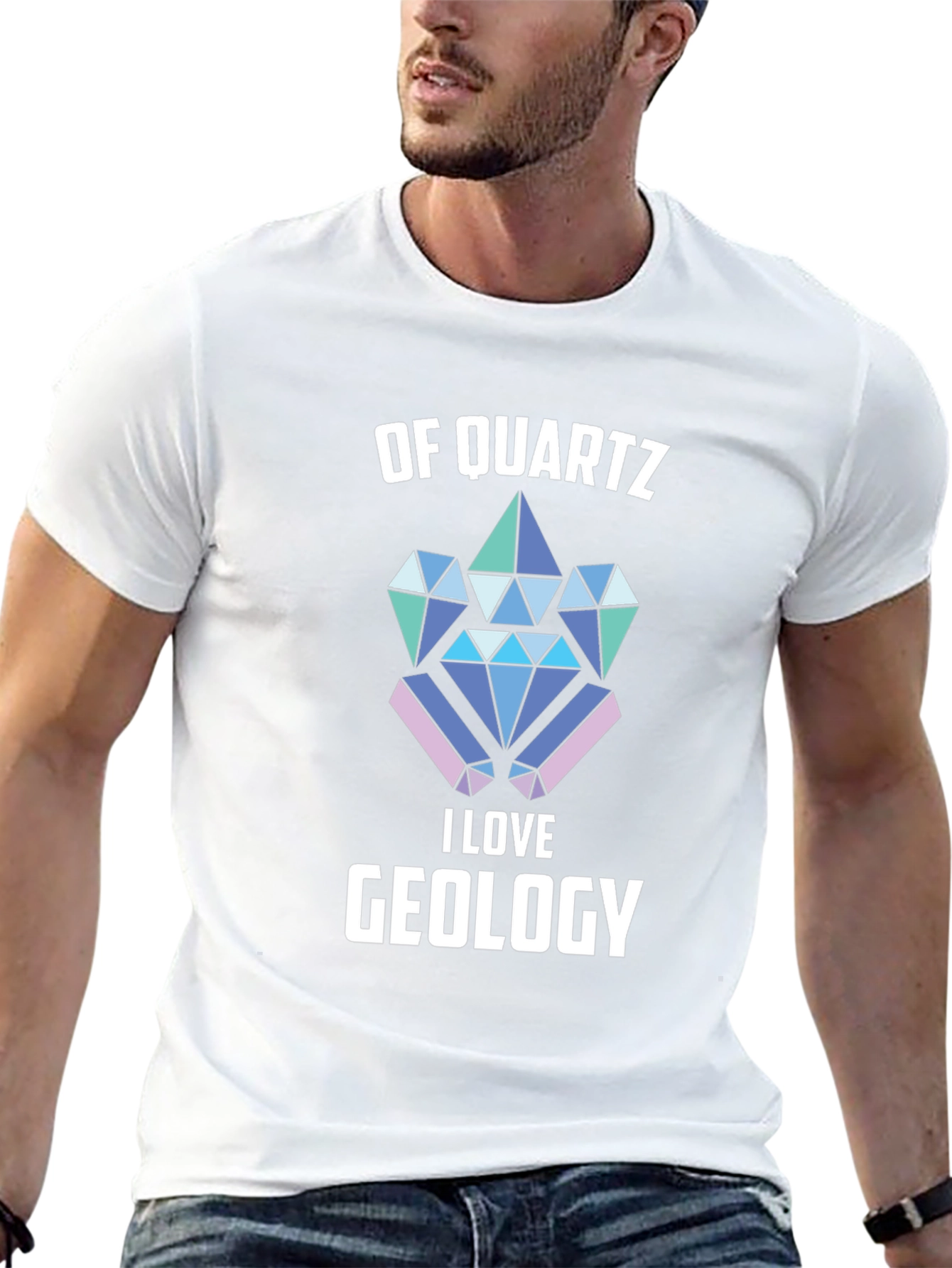 Of Quartz I Love Geology T-Shirt