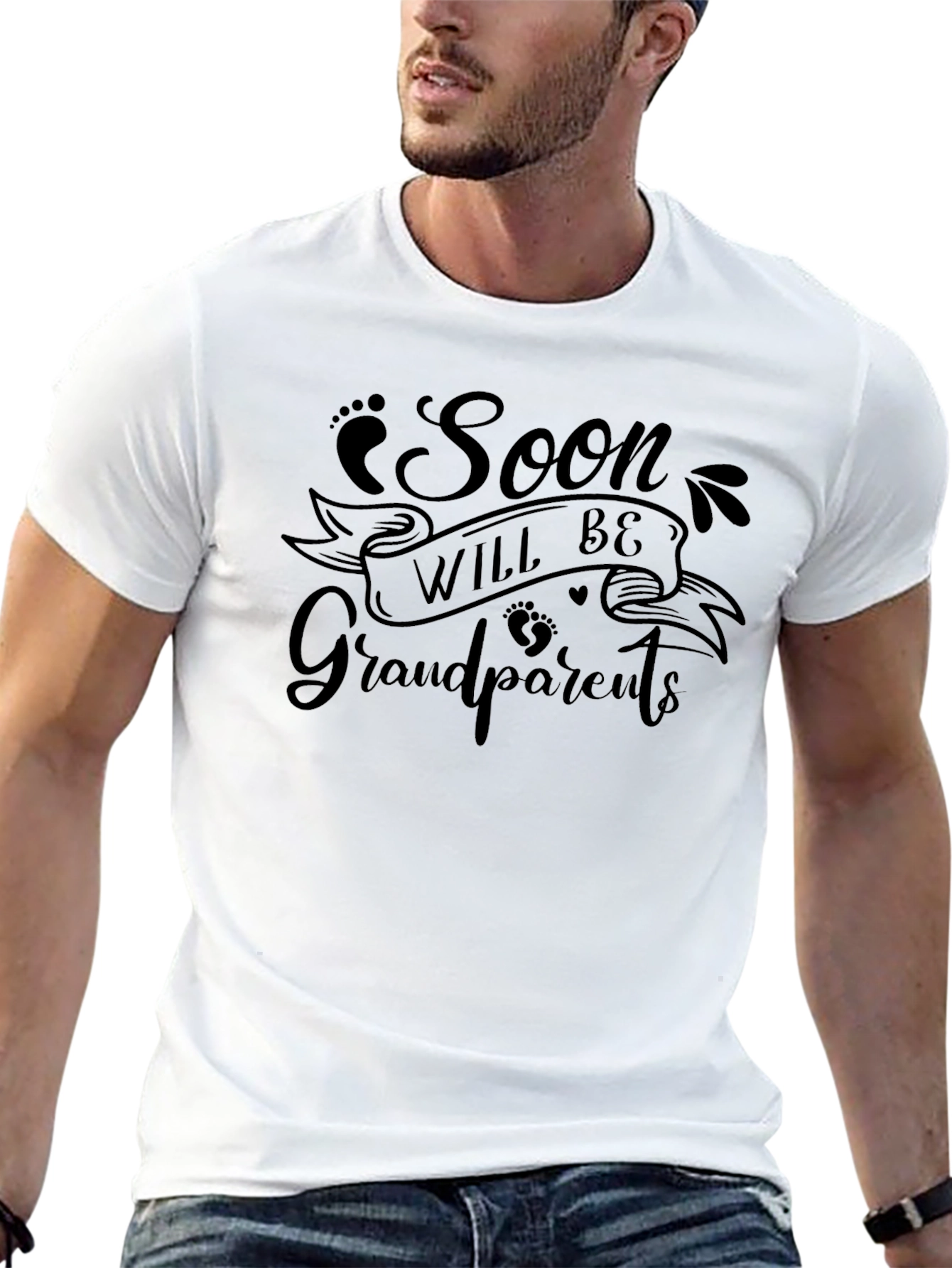 Soon To Be Grandparents Graphic Tee