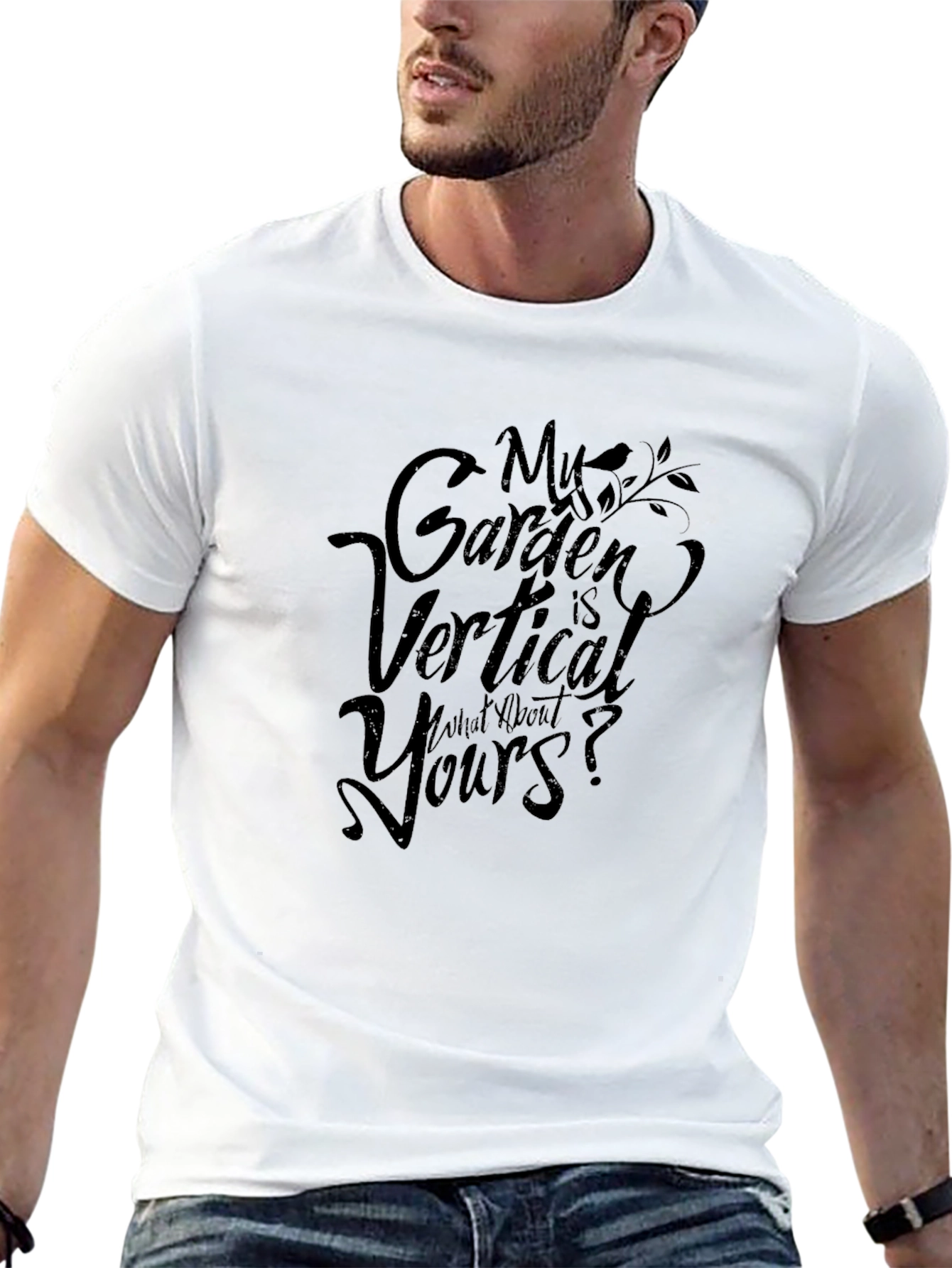 Vertical Garden Tee - Trendy Garden Lover T-Shirt