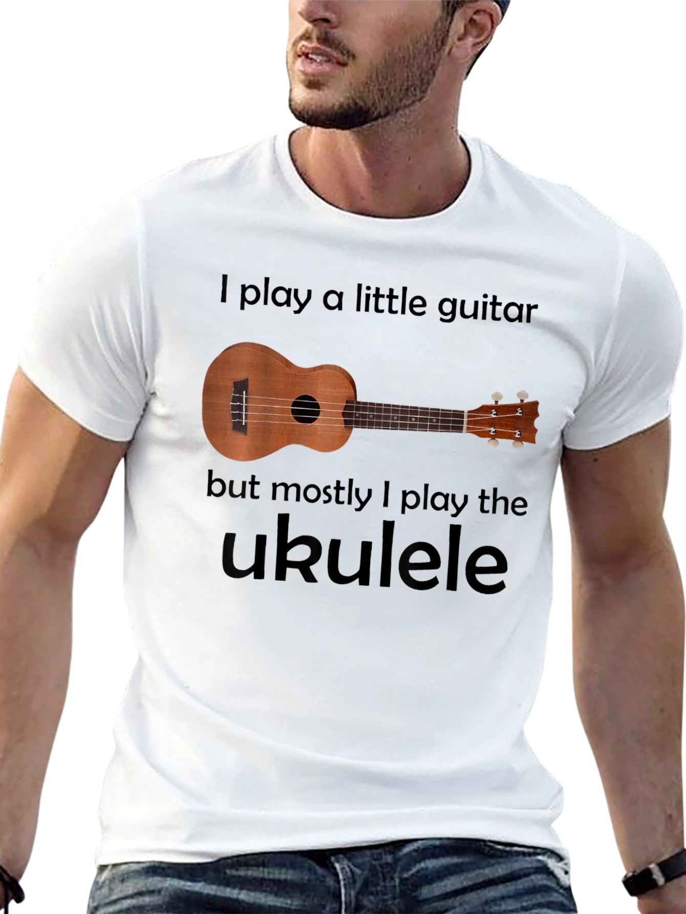 Ukulele Player T-Shirt - Funny Music Lover Tee