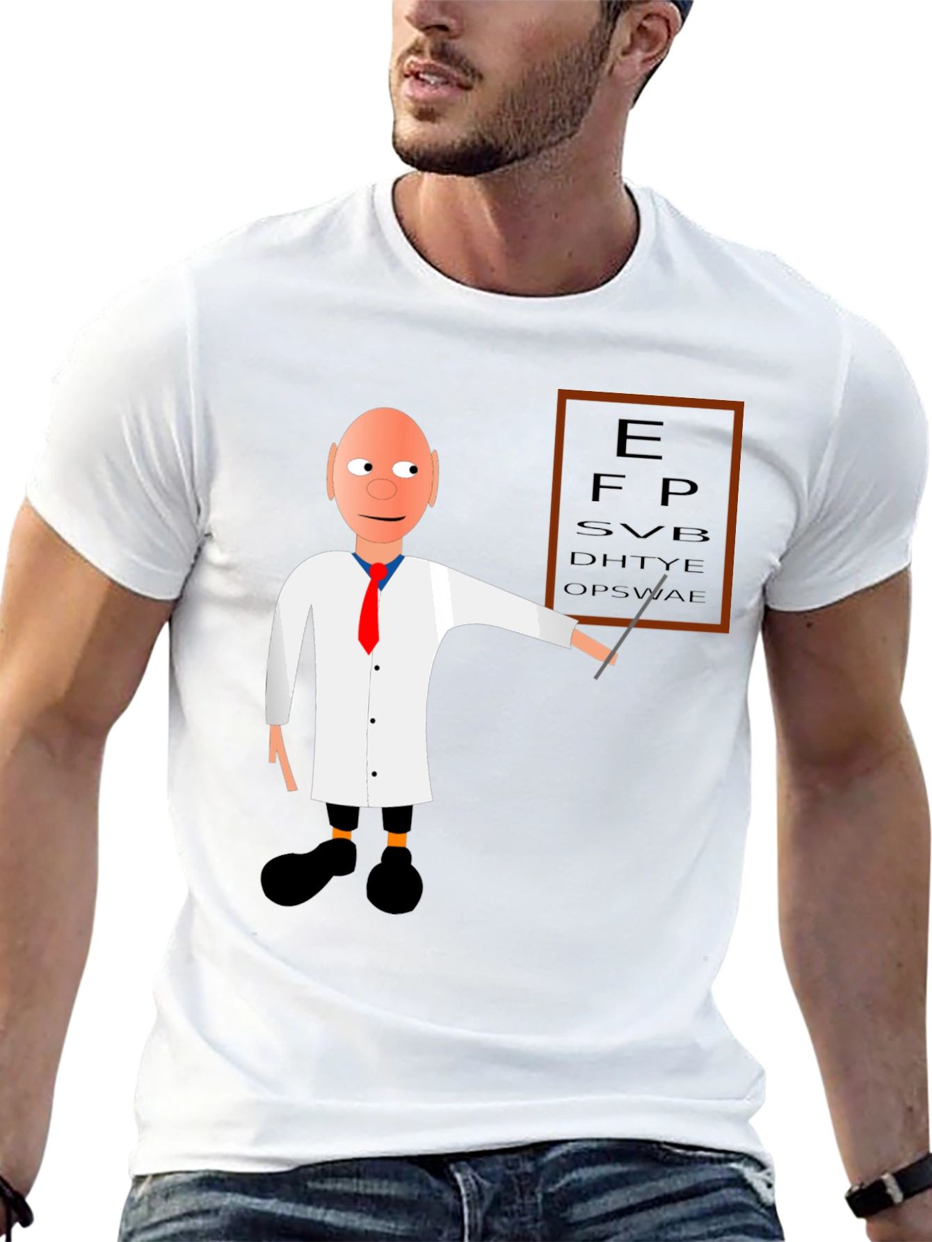 Funny Optometrist Eye Chart T-Shirt