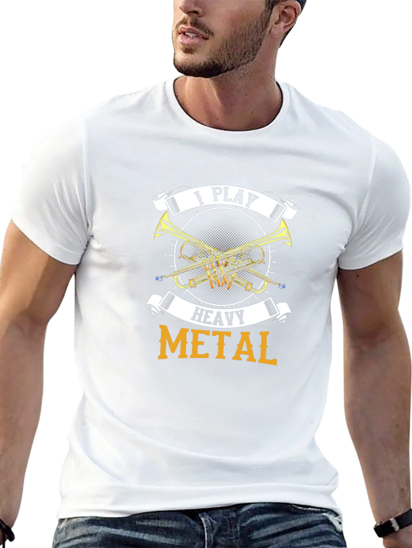 I Play Heavy Metal T-Shirt - Musician Gift