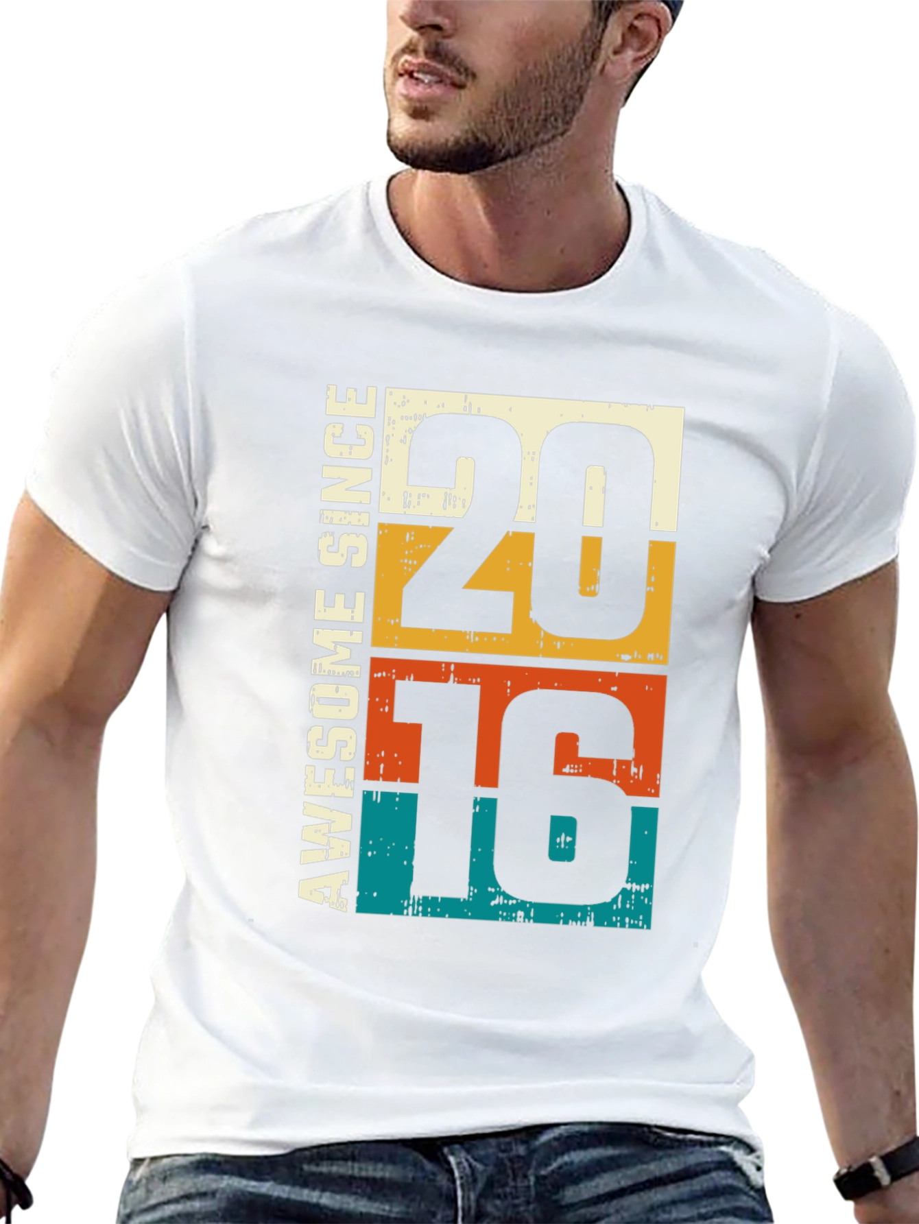 Awesome Since 2016 Graphic T-Shirt