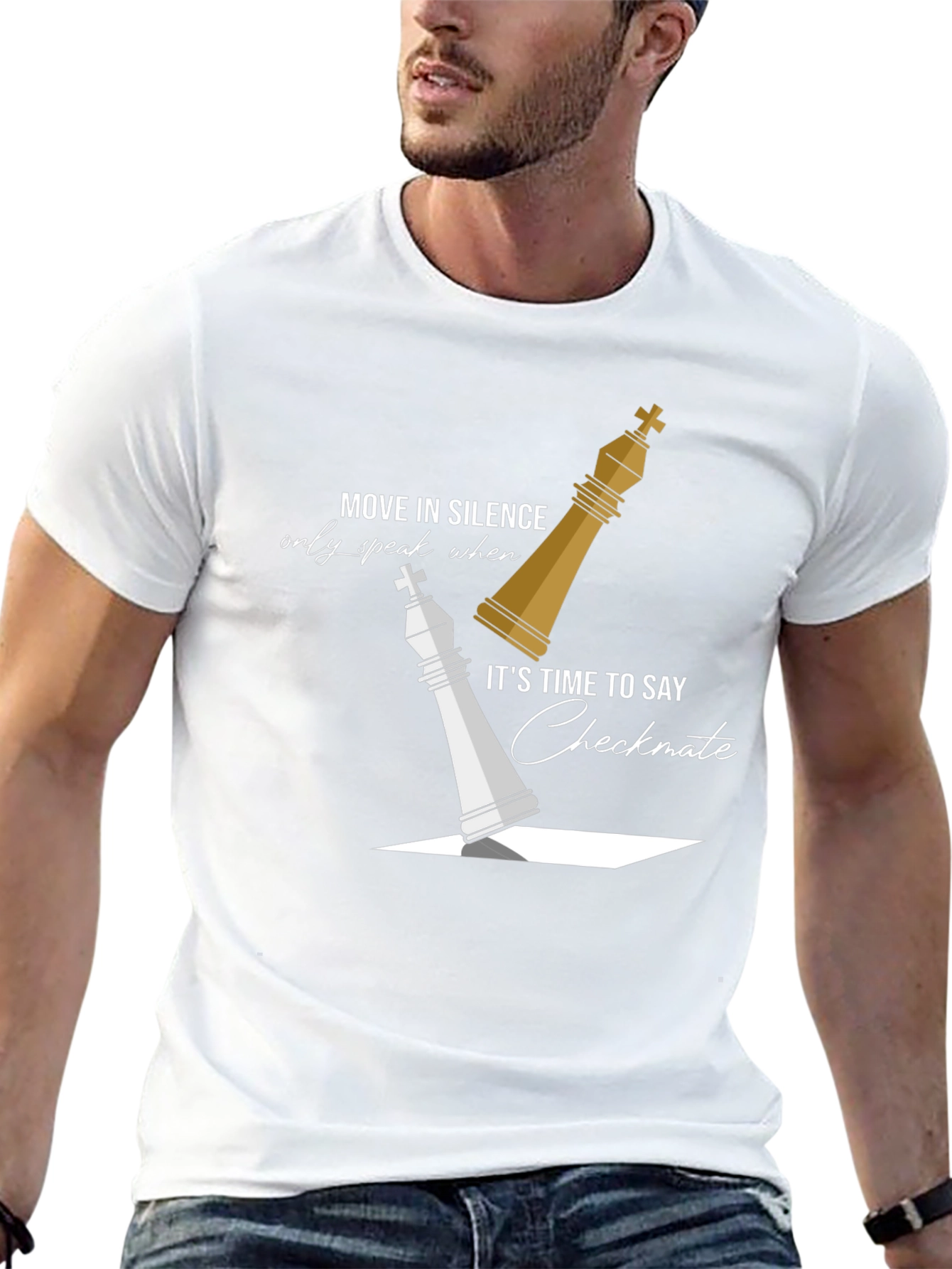Move in Silence Chess T-Shirt