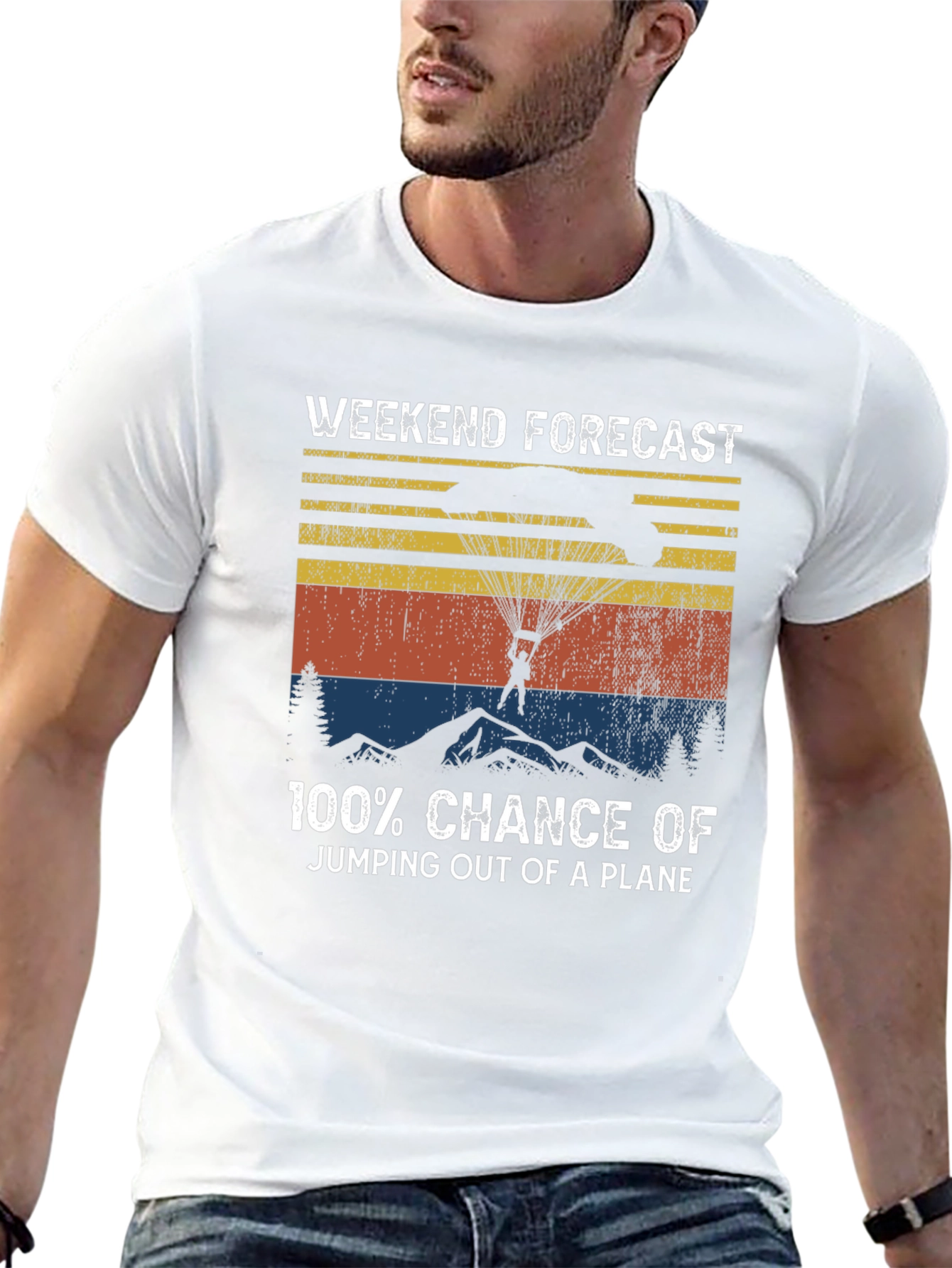Weekend Forecast Skydiving T-Shirt