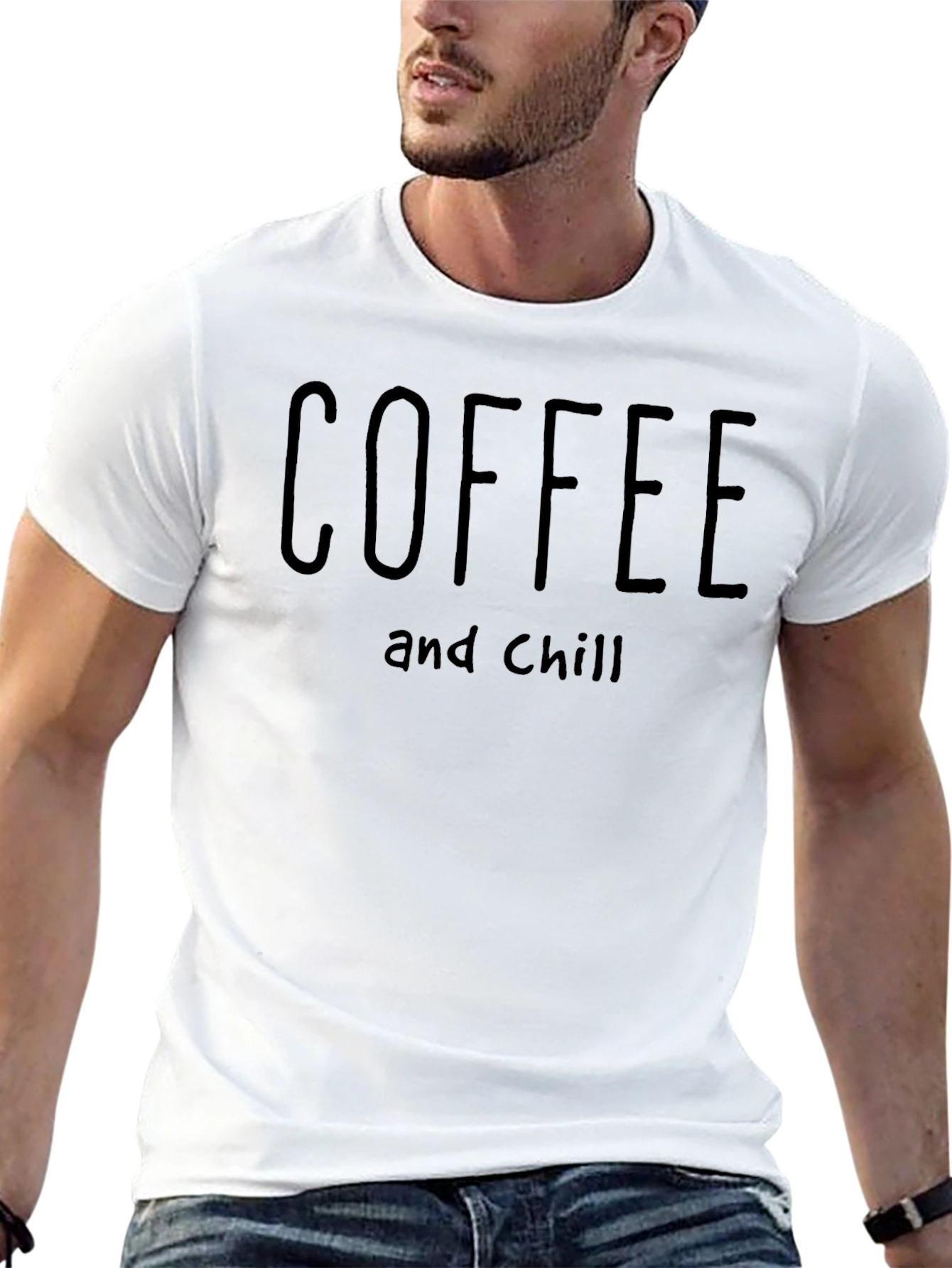 Coffee and Chill Black T-Shirt