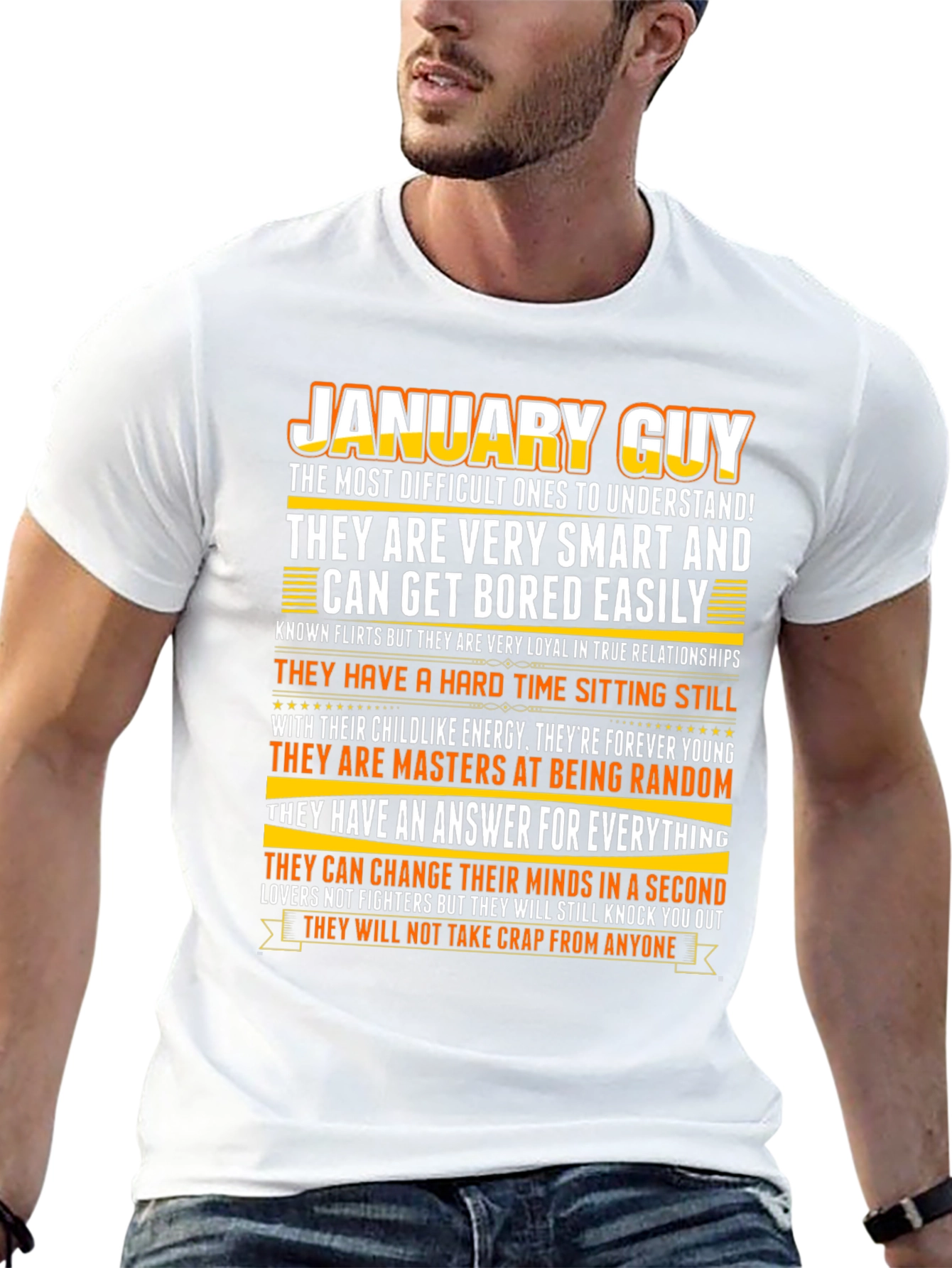 January Guy Graphic Tee - Black