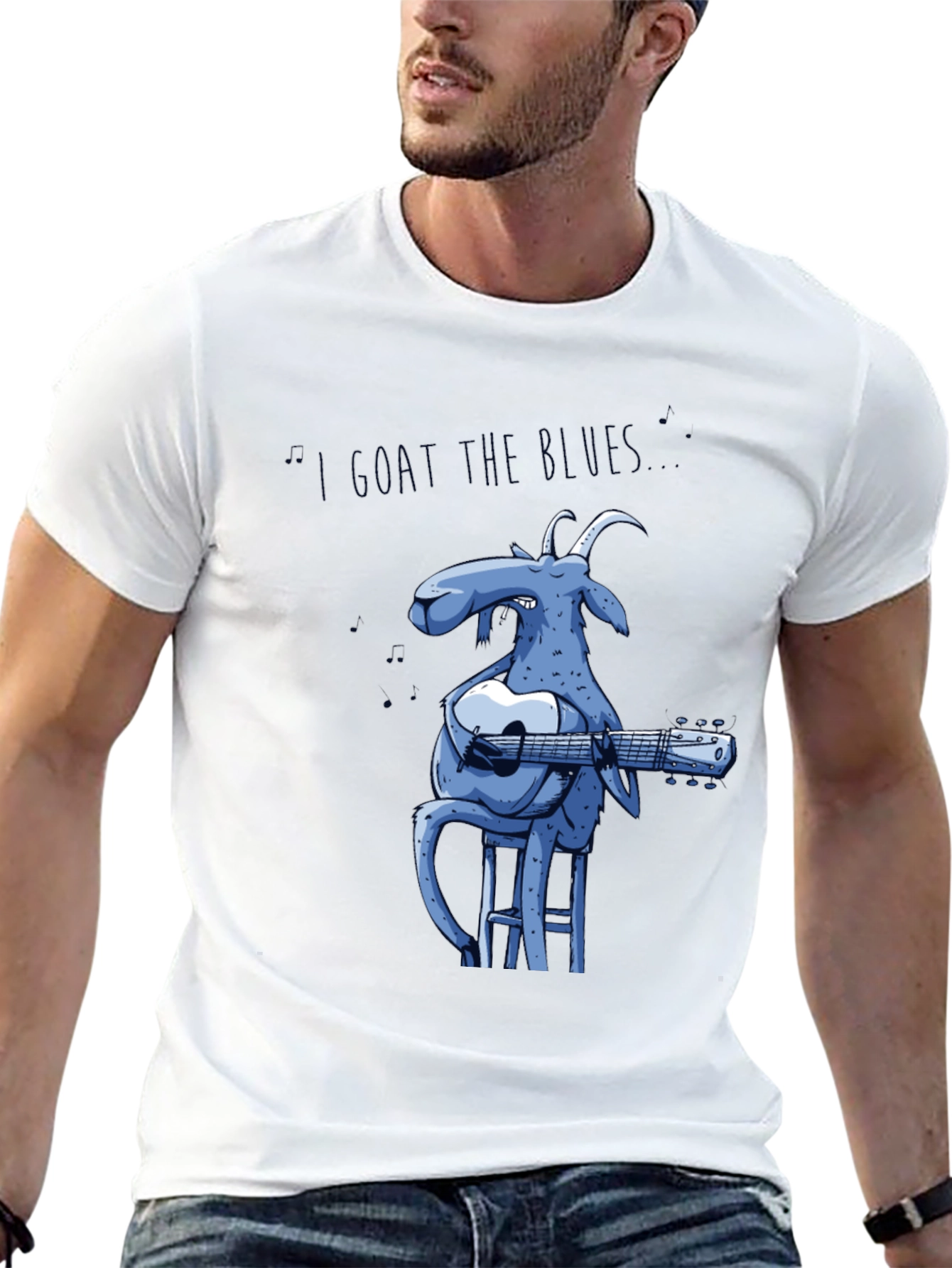 I Goat the Blues T-Shirt - Funny Musician Tee