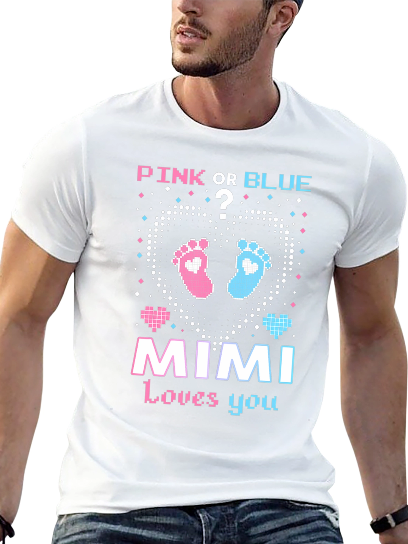 Pink or Blue Gender Reveal T-Shirt