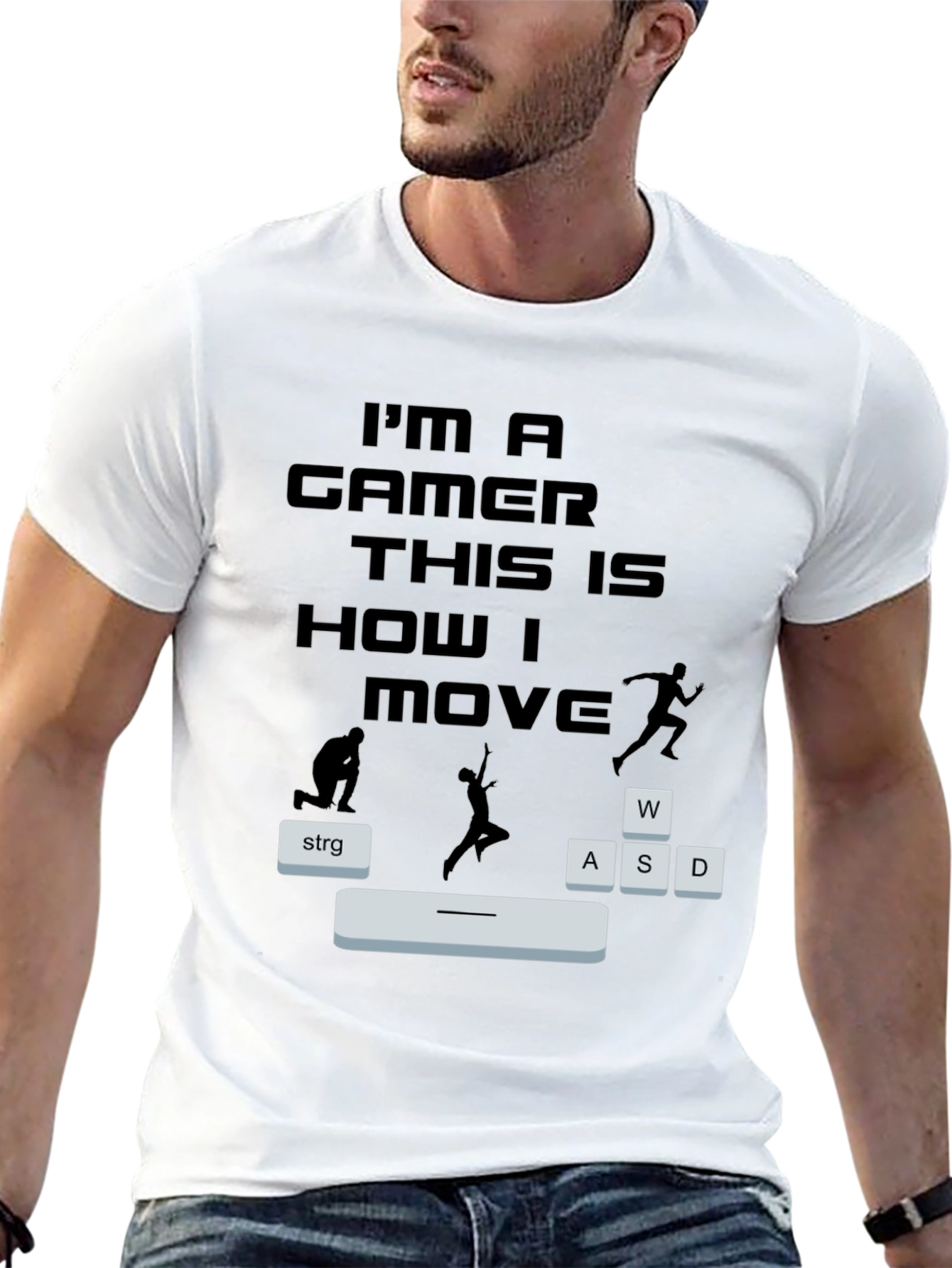 Gamer Move T-Shirt: Keyboard Controls Tee