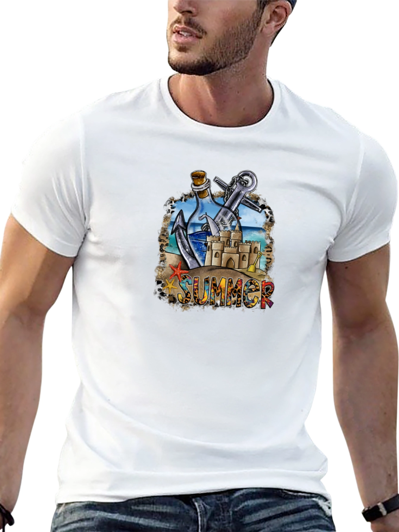 Summer Beach Anchor T-Shirt