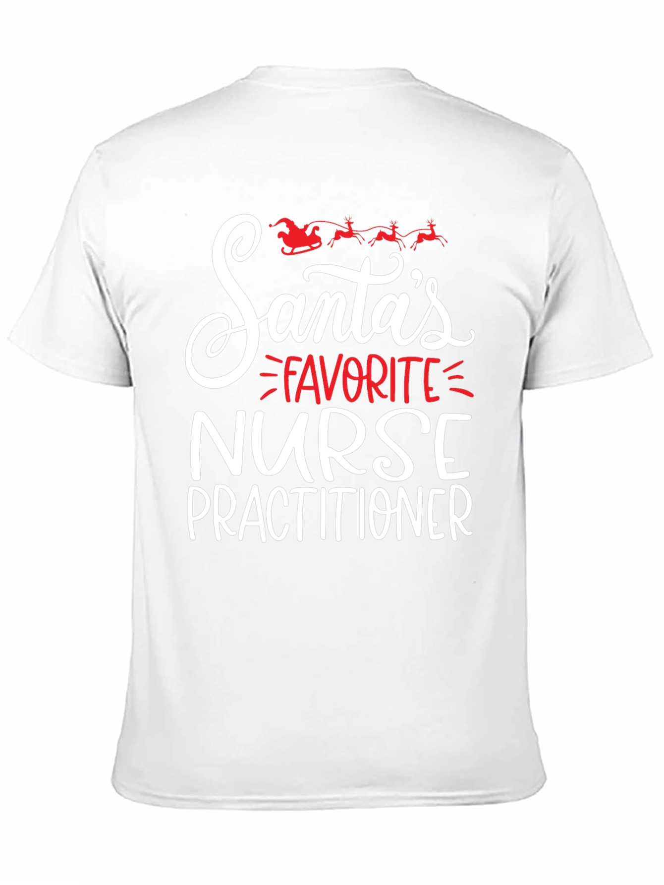 Santas Favorite Nurse Practitioner T-Shirt
