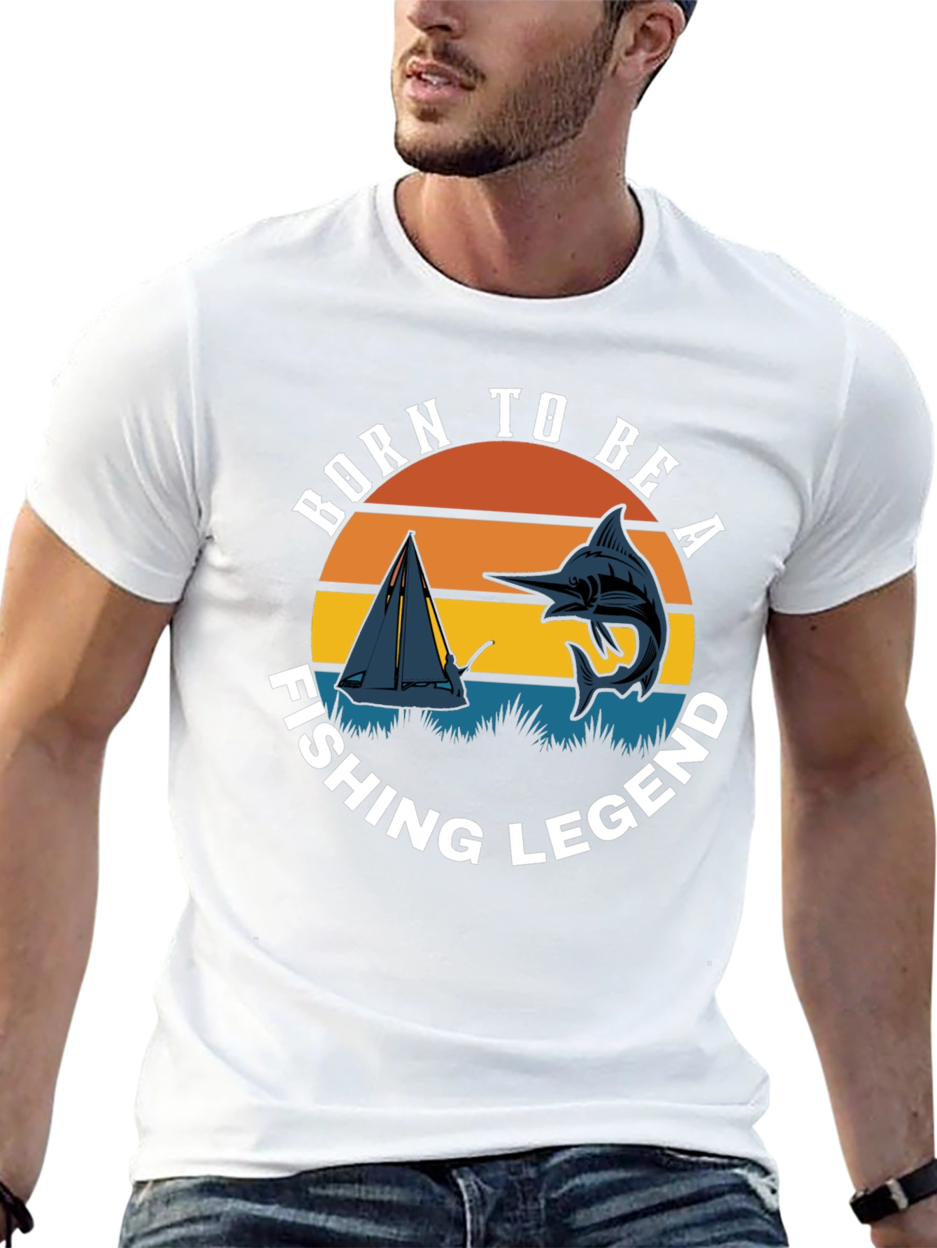 Born to Be A Fishing Legend T-Shirt