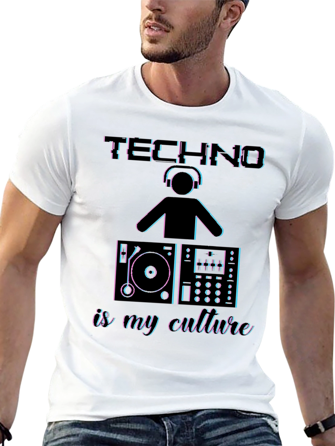 Techno Is My Culture Graphic T-Shirt