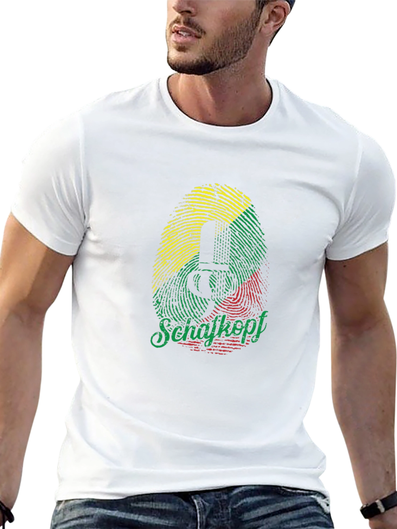 Schaftkopf Fingerprint T-Shirt - German Card Game Tee