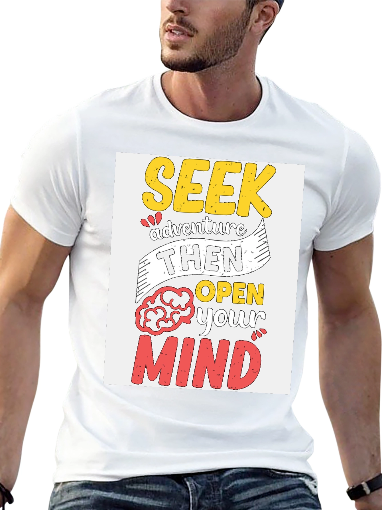Seek Adventure T-Shirt - Motivational Graphic Tee